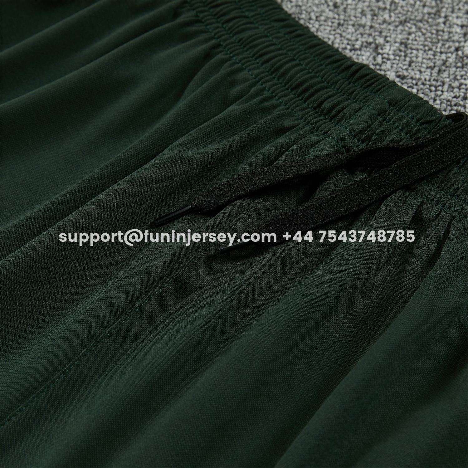 Funinjersey-C.H.E.L.S.E.A 25-26 Short-Sleeve Training Set - Dark Green With White Accents Top & Pants
