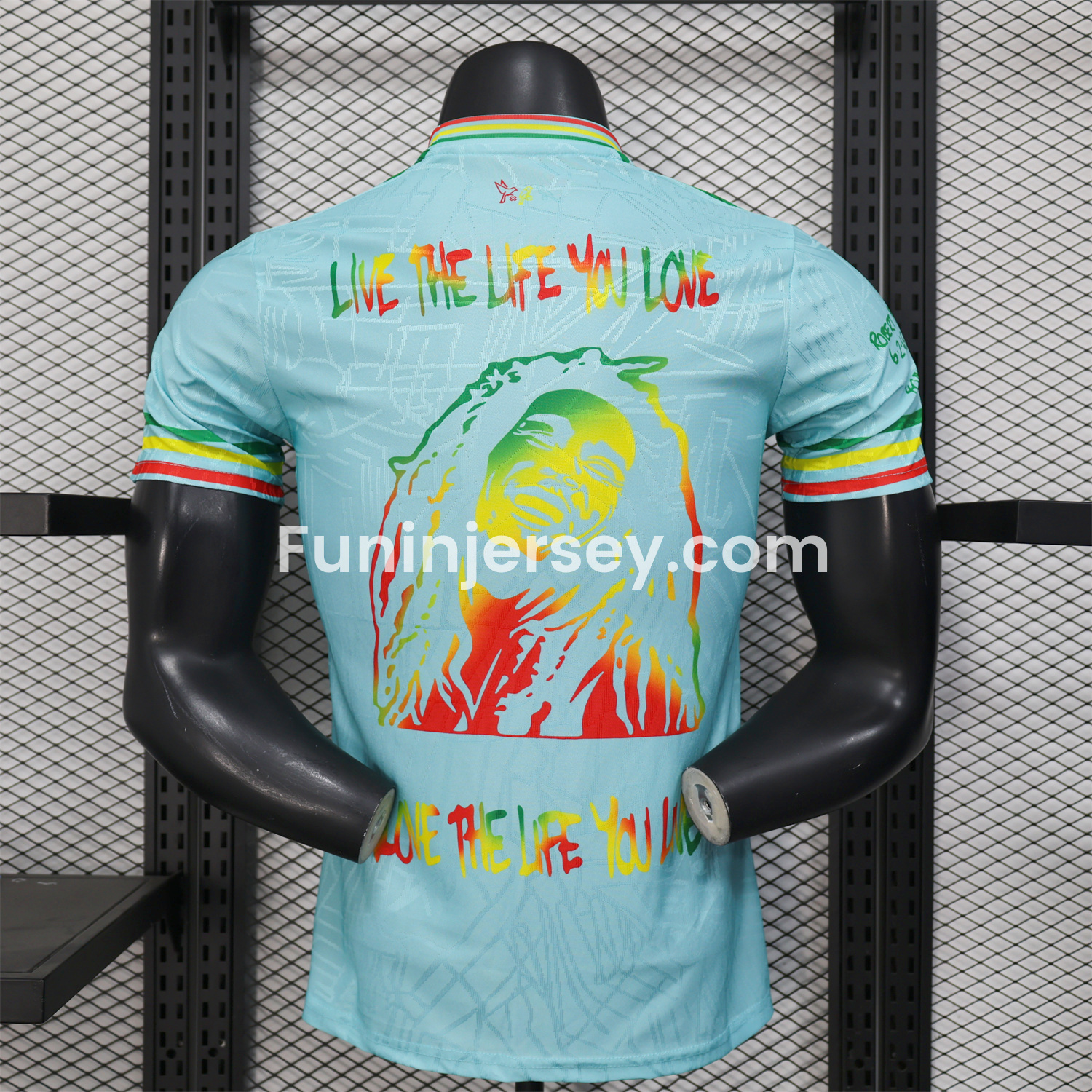 Funinjersey-Ajax x B-O-B Marly 25-26 Light Blue Special Edition Jersey - Player Version