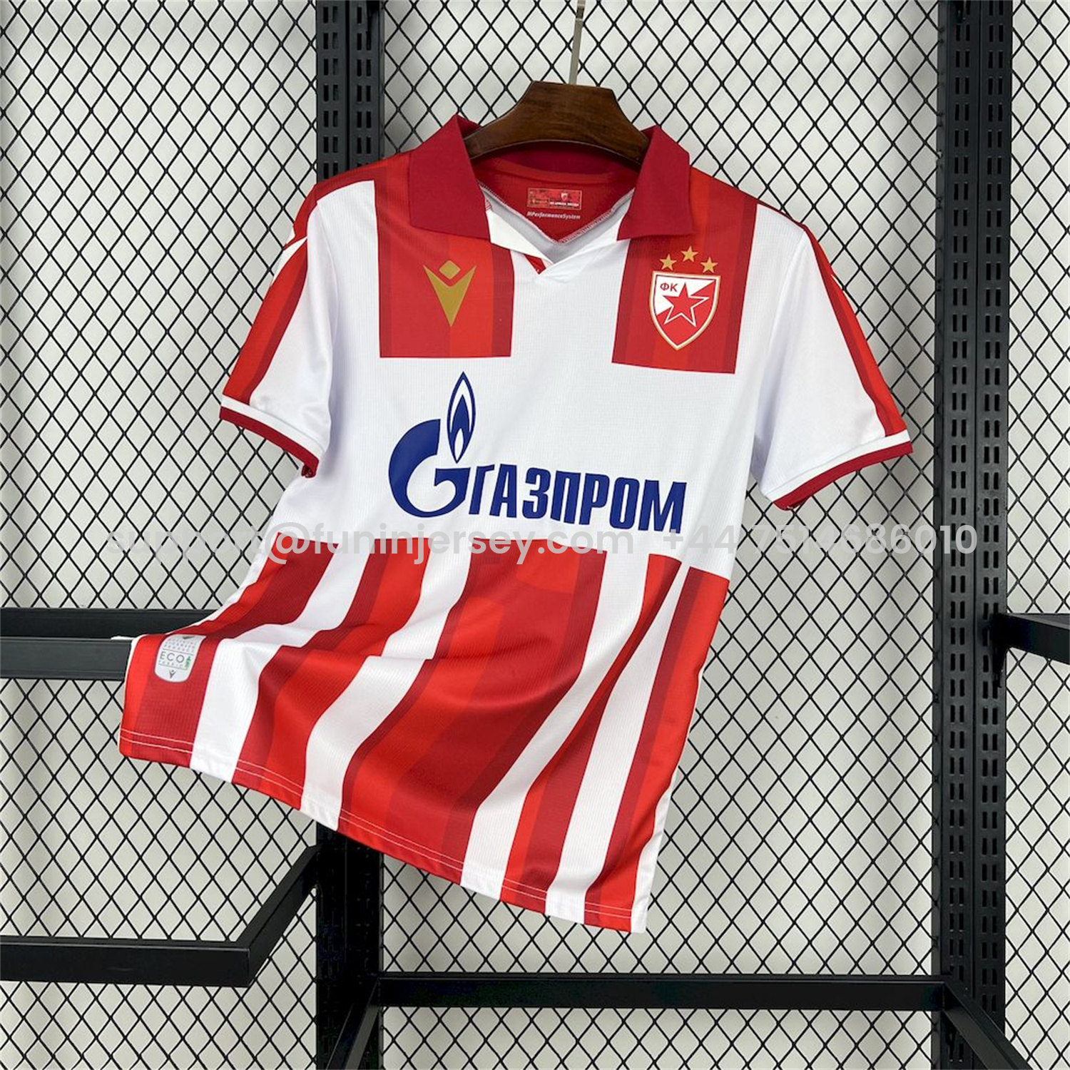 Funinjersey-Red Star Belgrade 25-26 Home Jersey - Fans Version