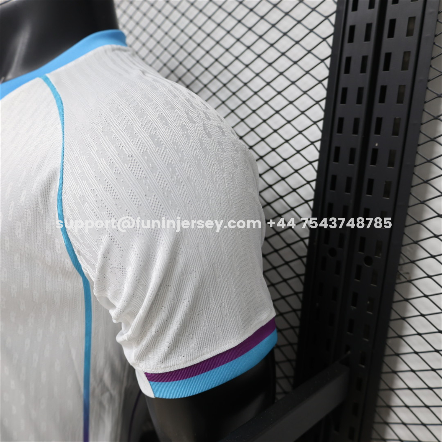 Funinjersey-Barcelona 26-27 Blue White Special Jersey - Player Version