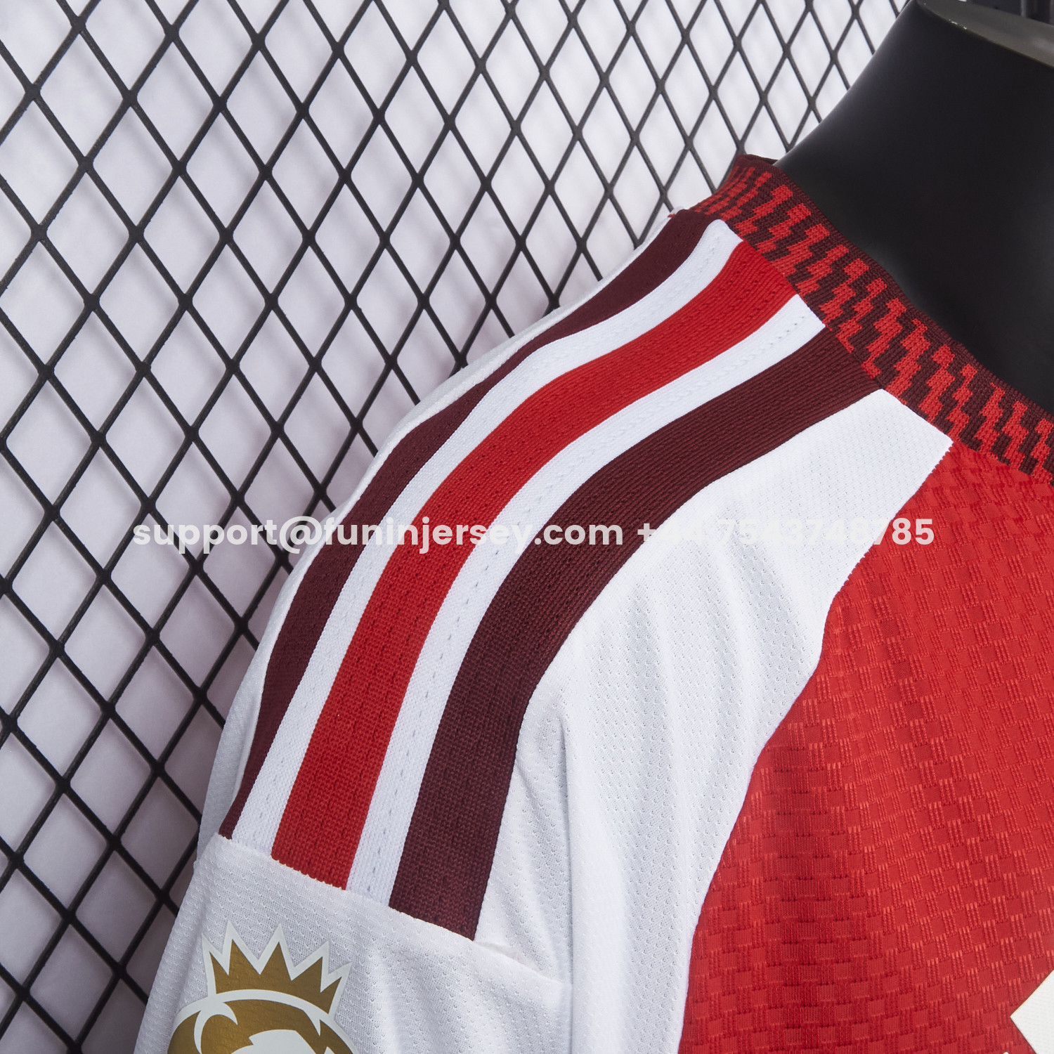 Funinjersey-【Champion 26 Font】Arsenal 26-27 Home Jersey - Player Version