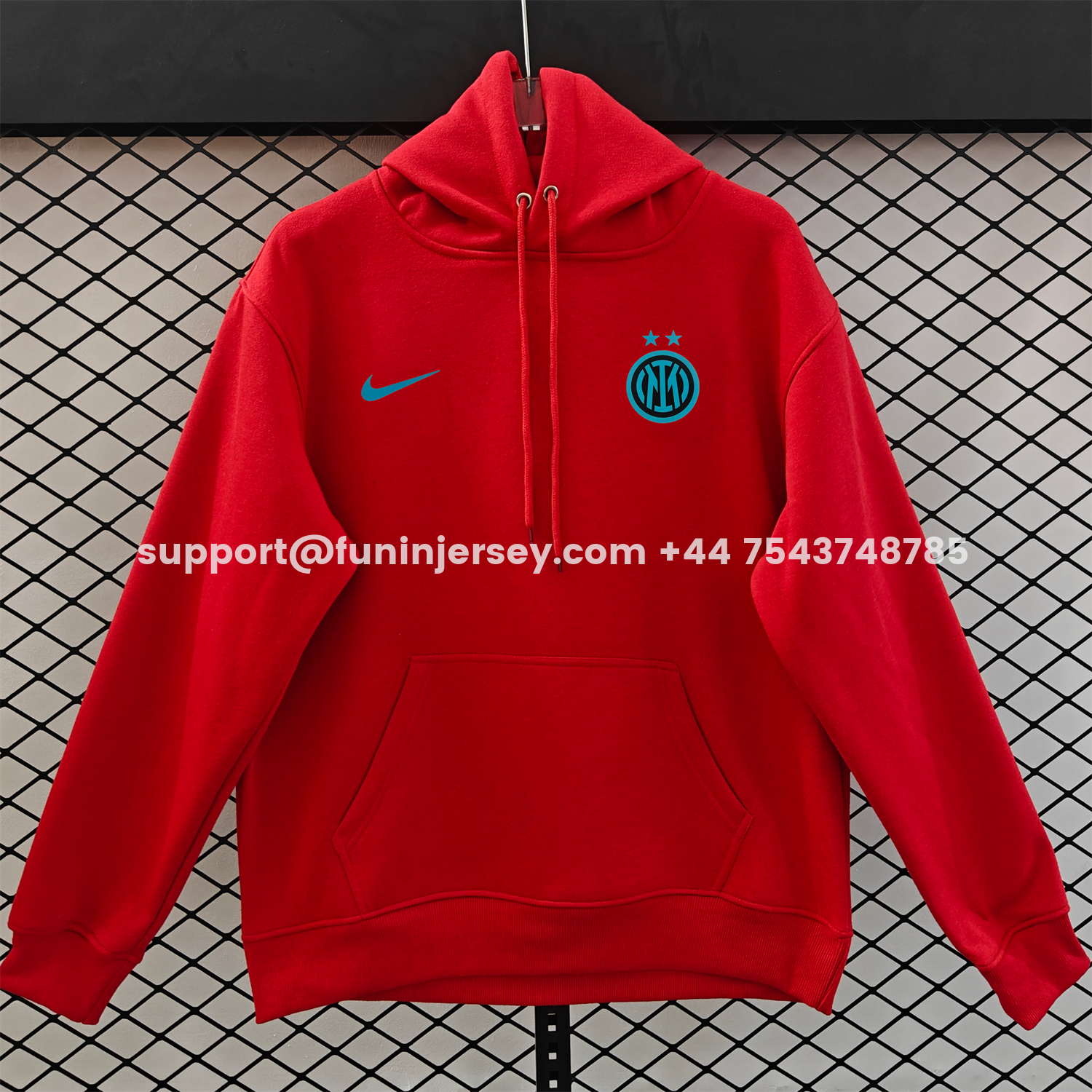 Funinjersey-Inter Milan 25-26 Third Blue Icon Unisex Pullover Hoodie