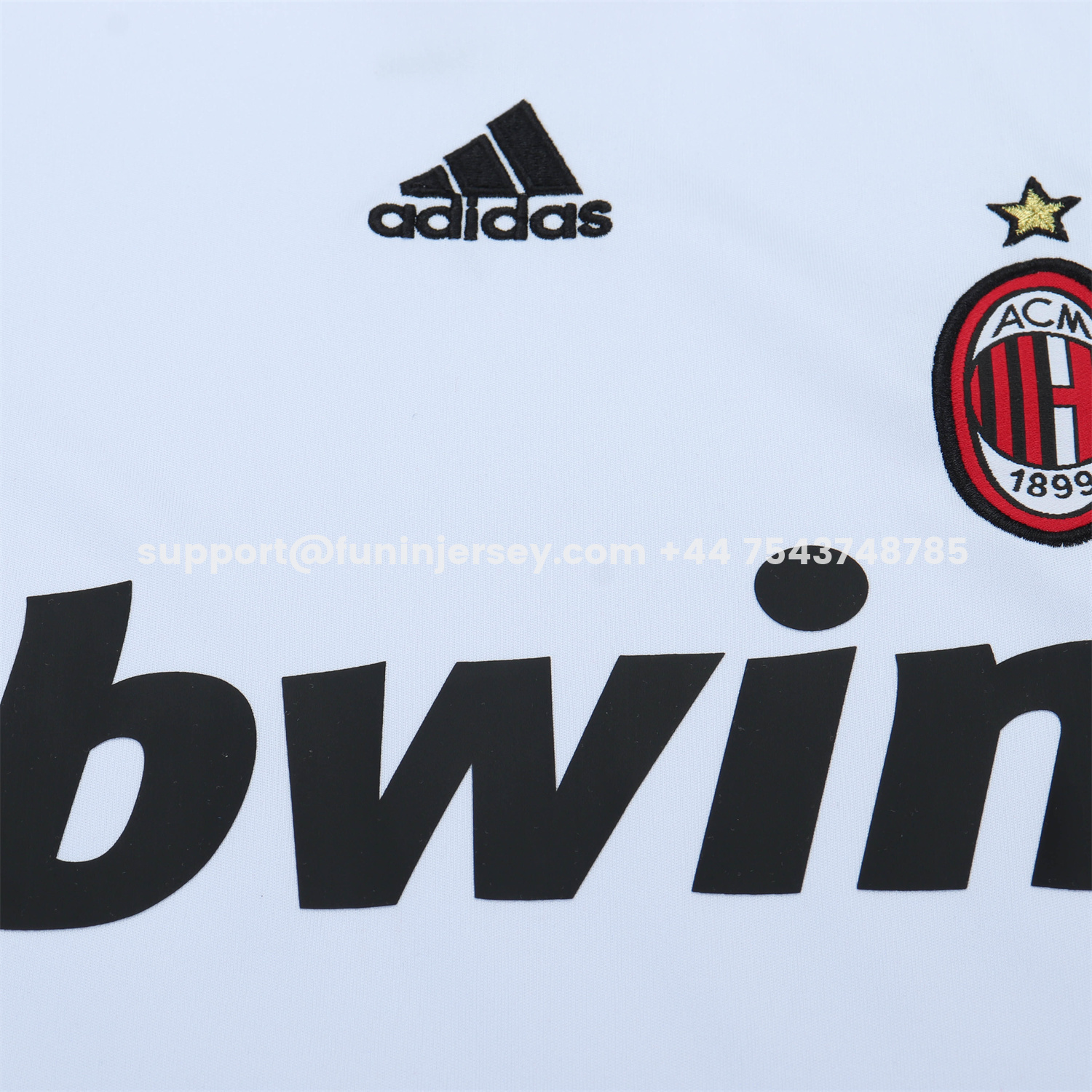 Funinjersey-Retro AC Milan 2009-10 Away White Kids Kit