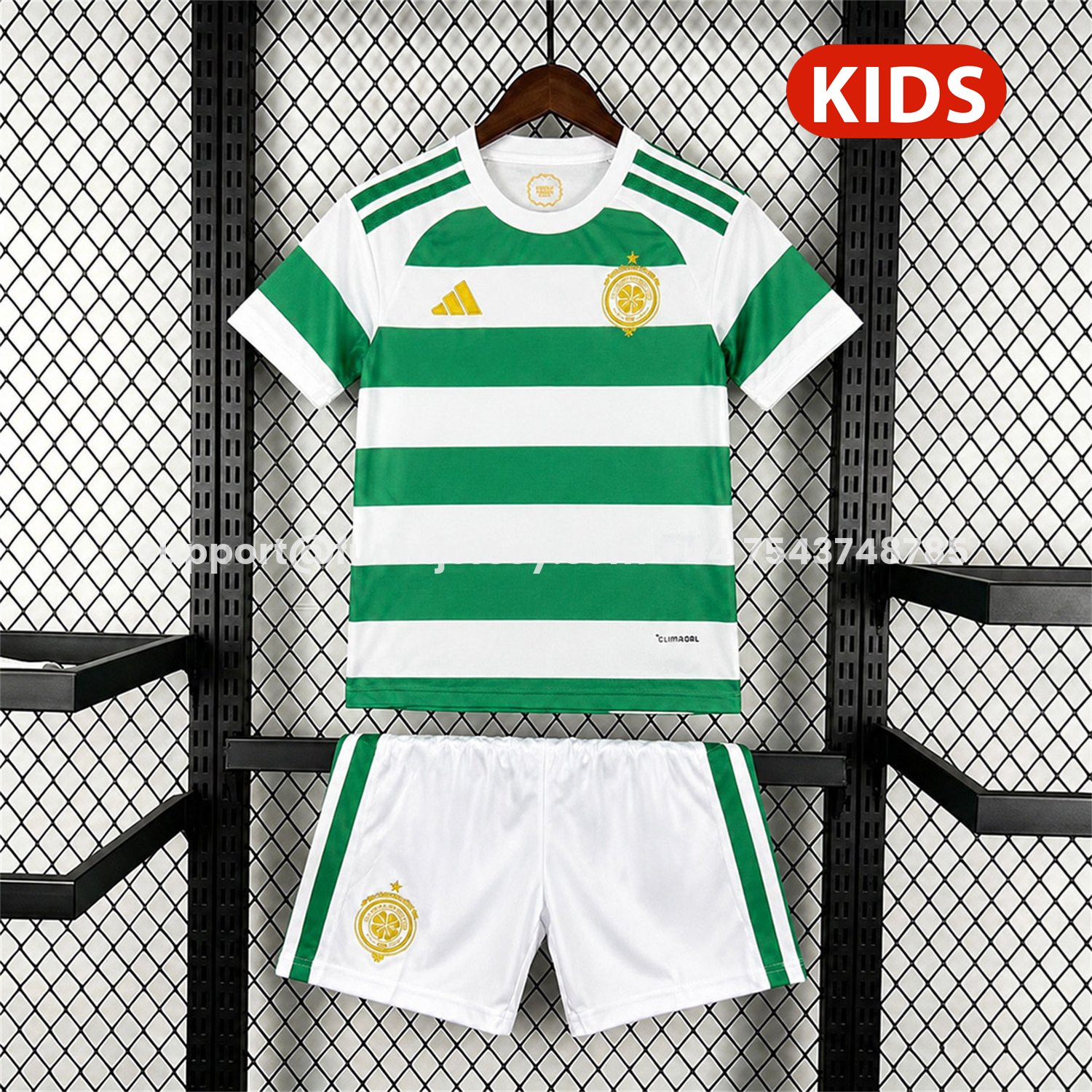 Funinjersey-Celtic 26-27 Home Kids Kit