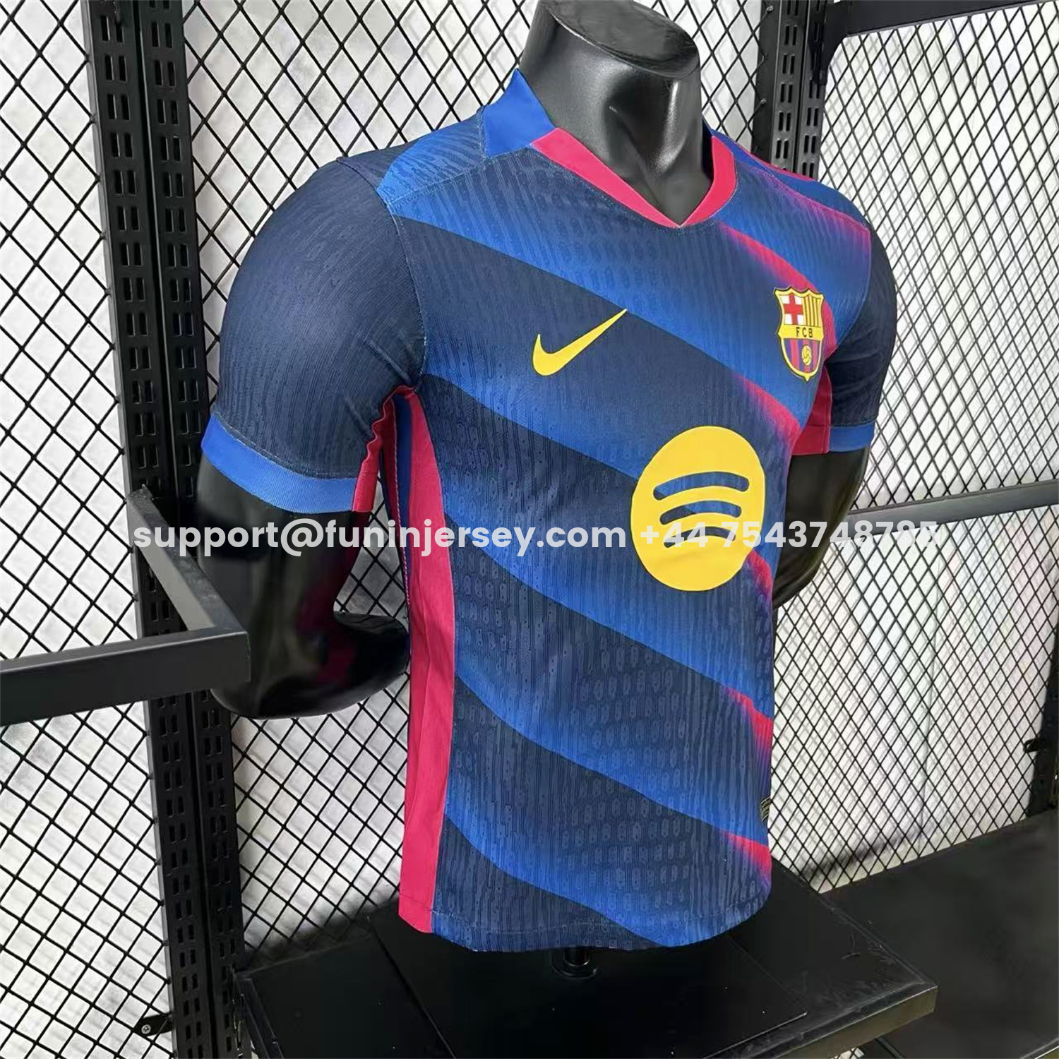 Funinjersey-Barcelona 25-26 Red And Blue Twill Special Jersey - Player Version