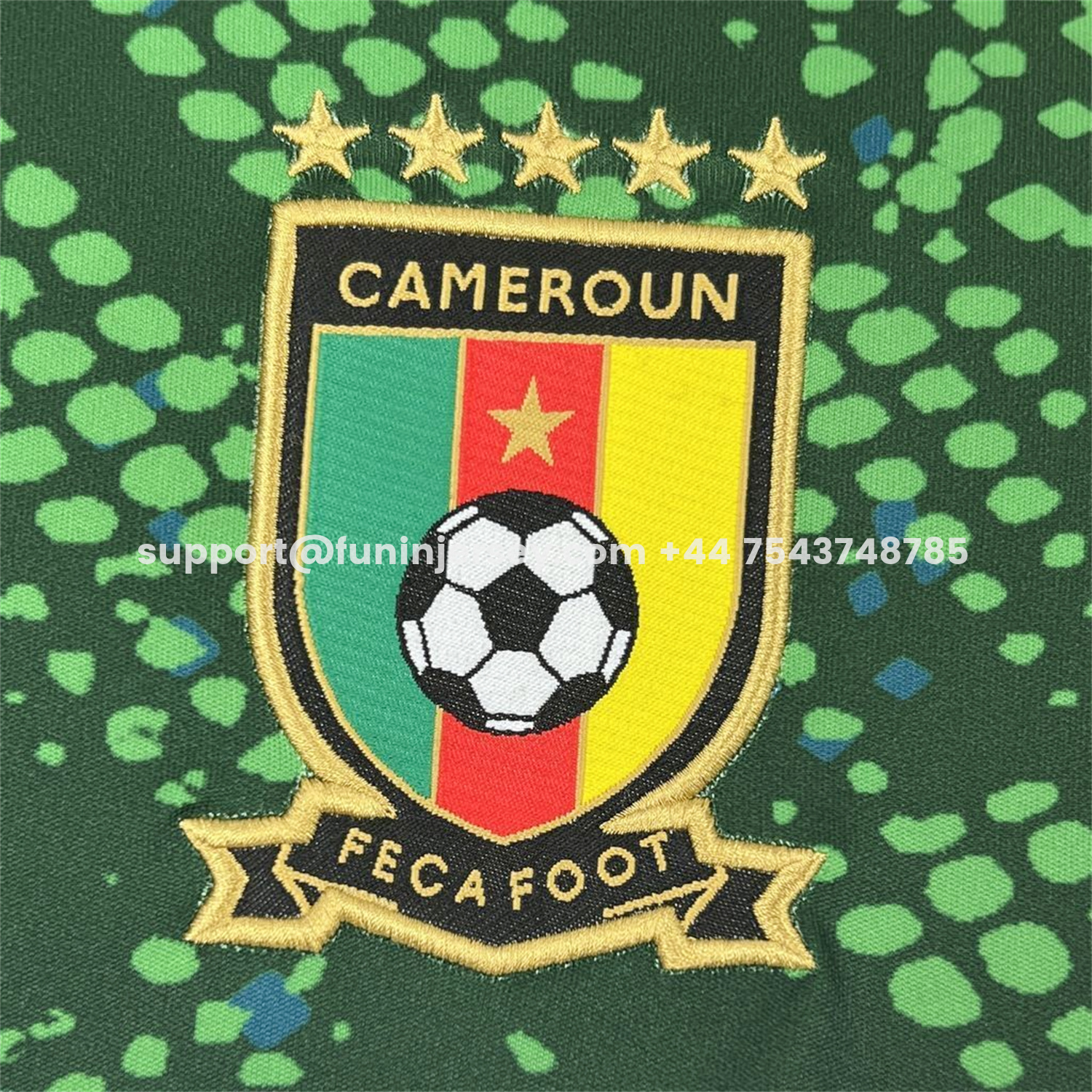 Funinjersey-Cameroon 2026 Home Green Jersey - Fans Version