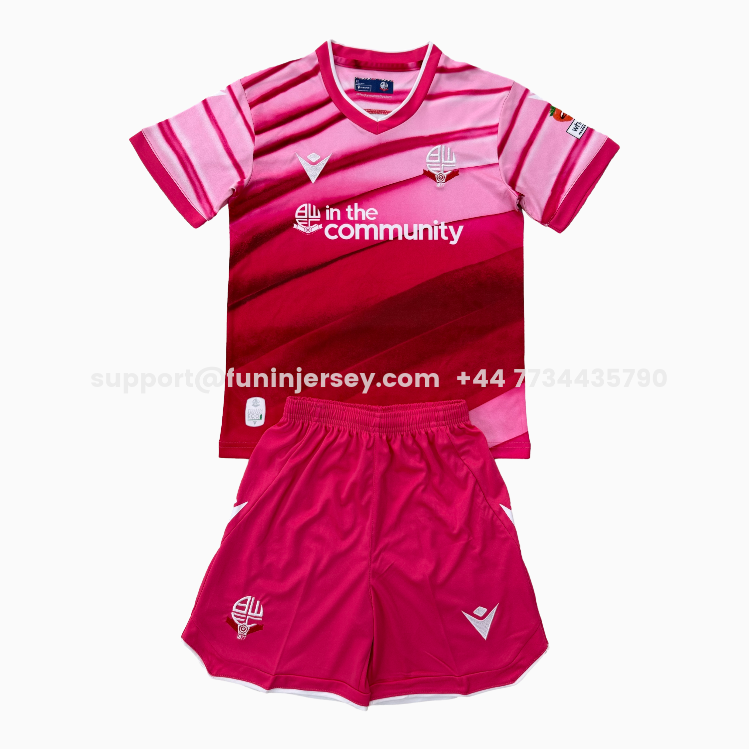 Funinjersey-Bolton Wanderers 25-26 Third Kids Kit