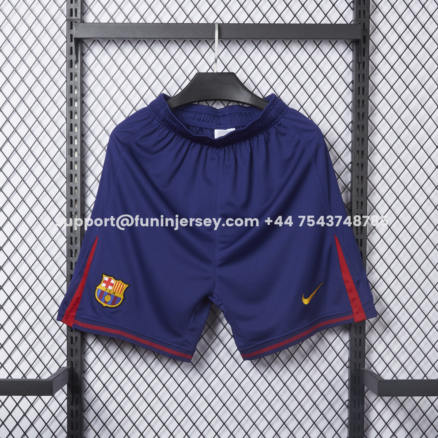 Funinjersey-Barcelona 25-26 Home Blue Shorts - Fans Version