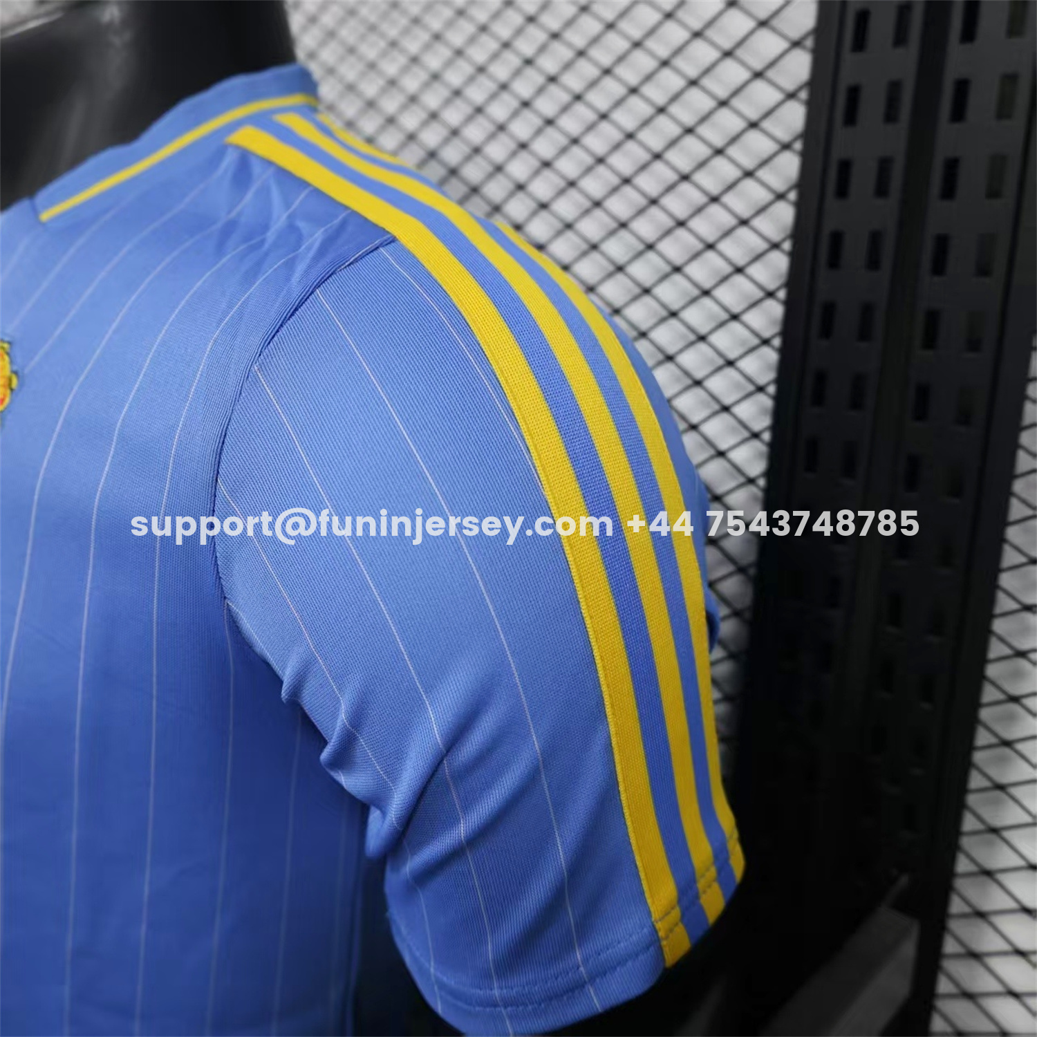 Funinjersey-Manchester United 25-26 Icon Travel Special Edition Blue Jersey - Player Version