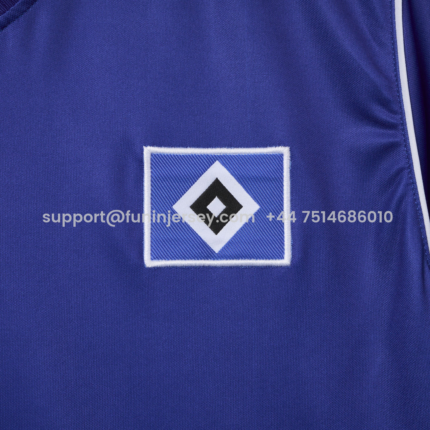 Funinjersey-Retro Hamburger SV 2000-01 Away Blue Jersey