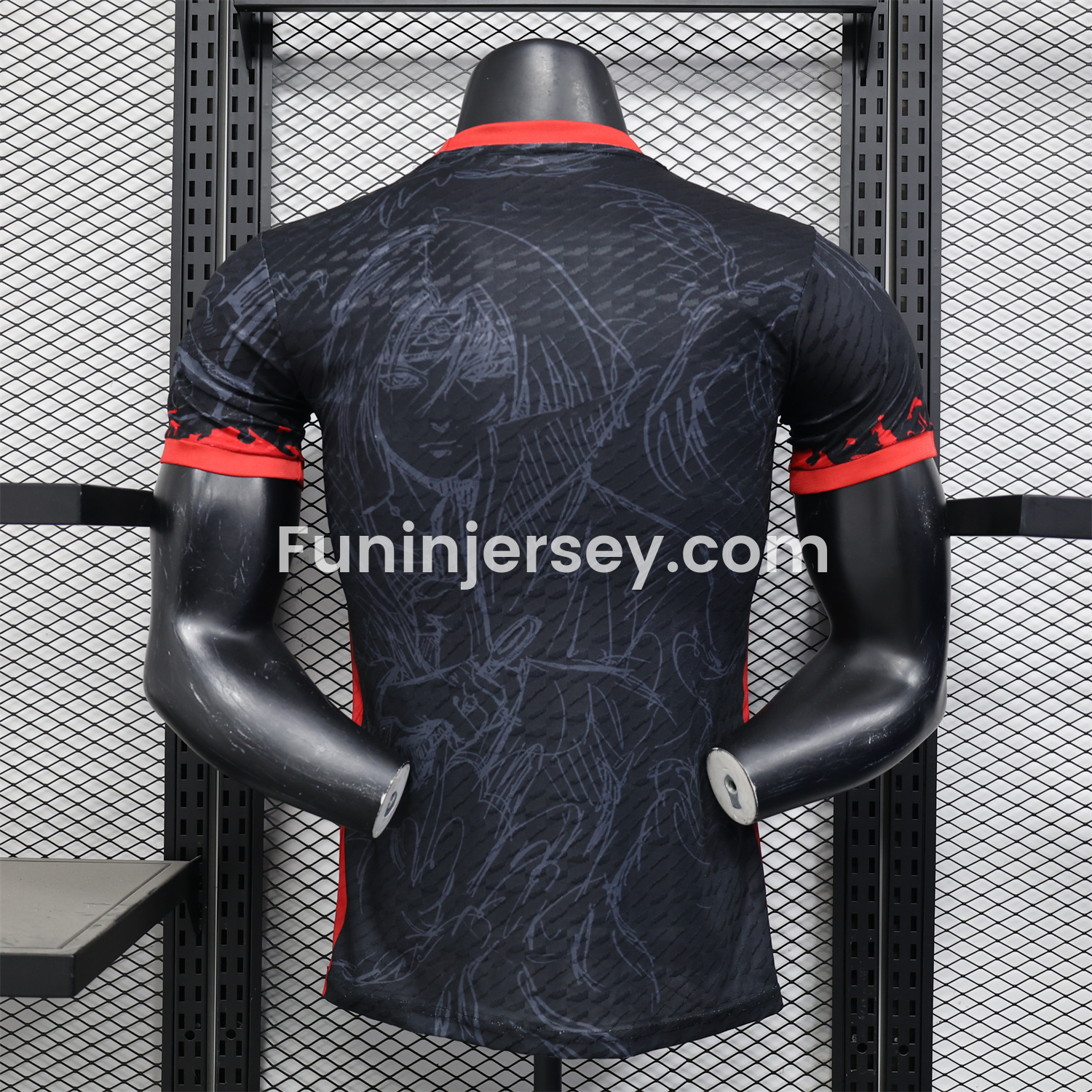 Funinjersey-Japan 25-26 Uchiha Itachi Amaterasu Special Edition Jersey - Player Version