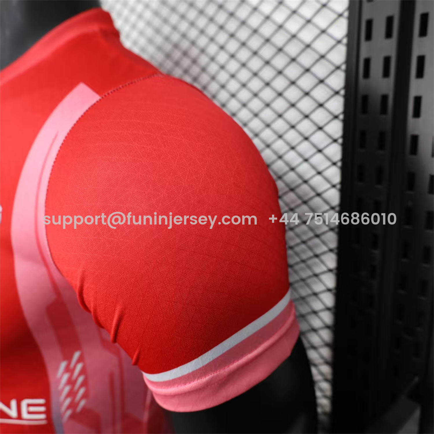 Funinjersey-Marseille 25-26 Red And Pink Stripes Special Jersey - Player Version