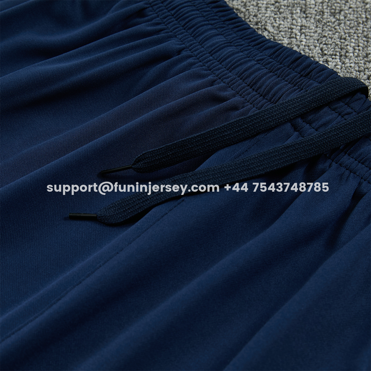 Funinjersey-Barcelona 25-26 Short-Sleeve Training Set - Colors Top & Dark Blue With A Small Pink Detail Pants
