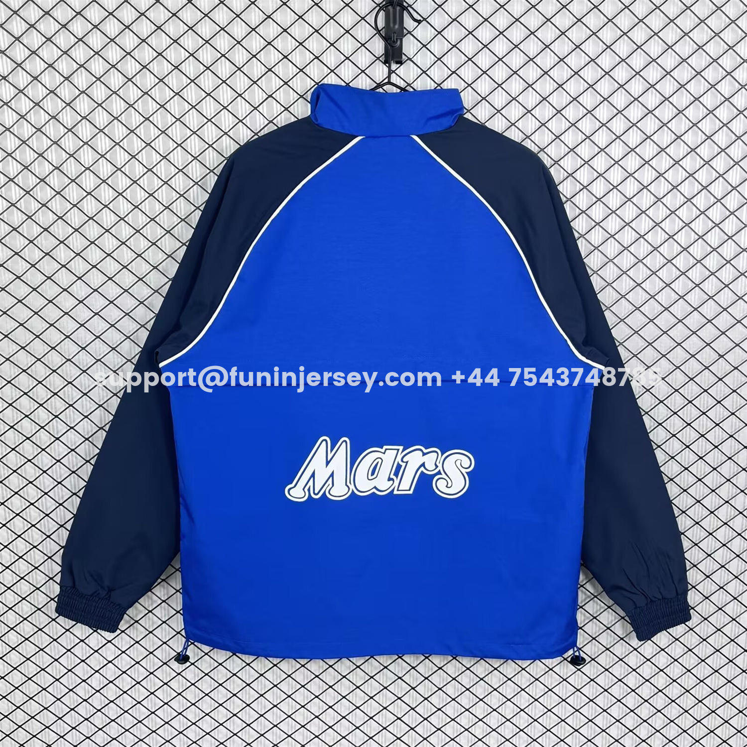 Funinjersey-Retro Napoli 1989-90 Blue And Black Windbreaker