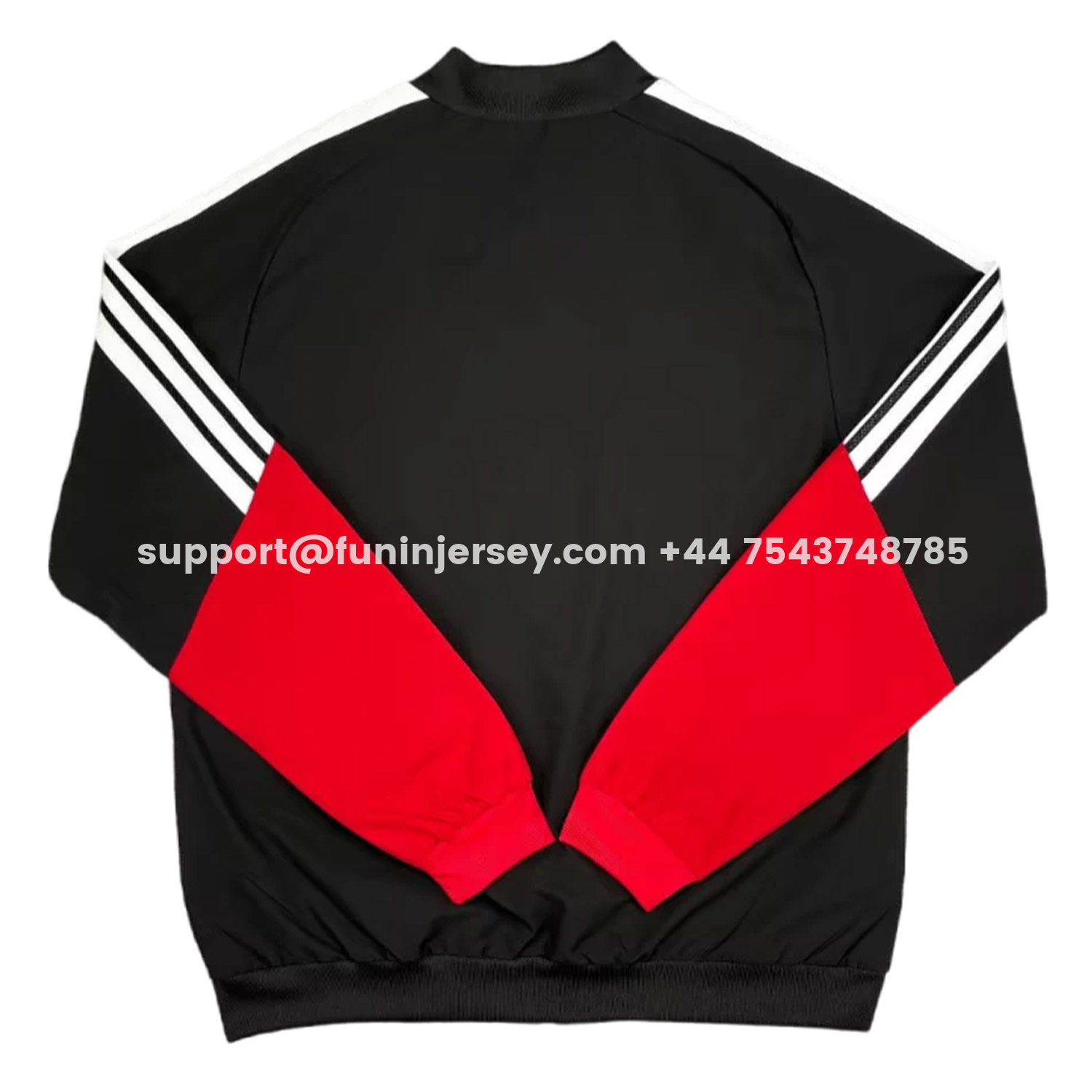 Funinjersey-Germany 2026 Windbreaker Jacket - Black And Red