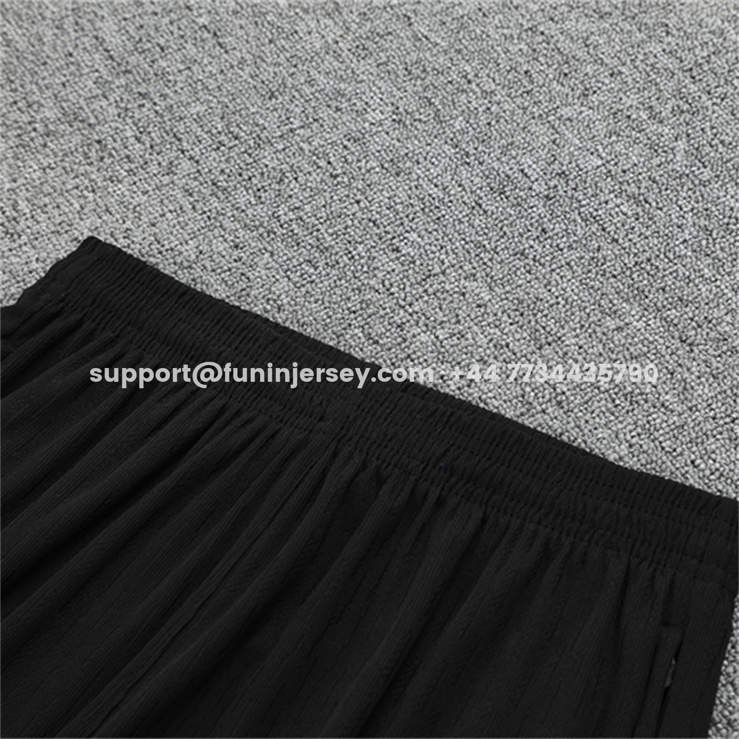 Funinjersey-Brazil 25-26 Long Sleeve Training Set - Player Version - Black Top and Pants