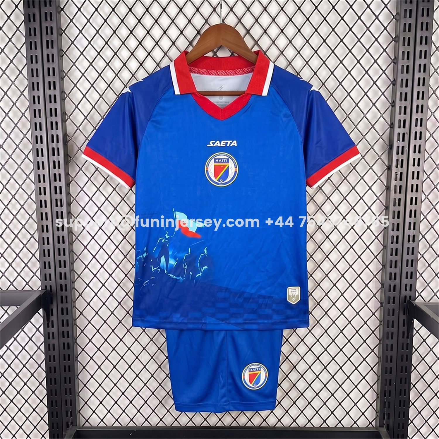 Funinjersey-Haiti 2026 Home Kids Kit