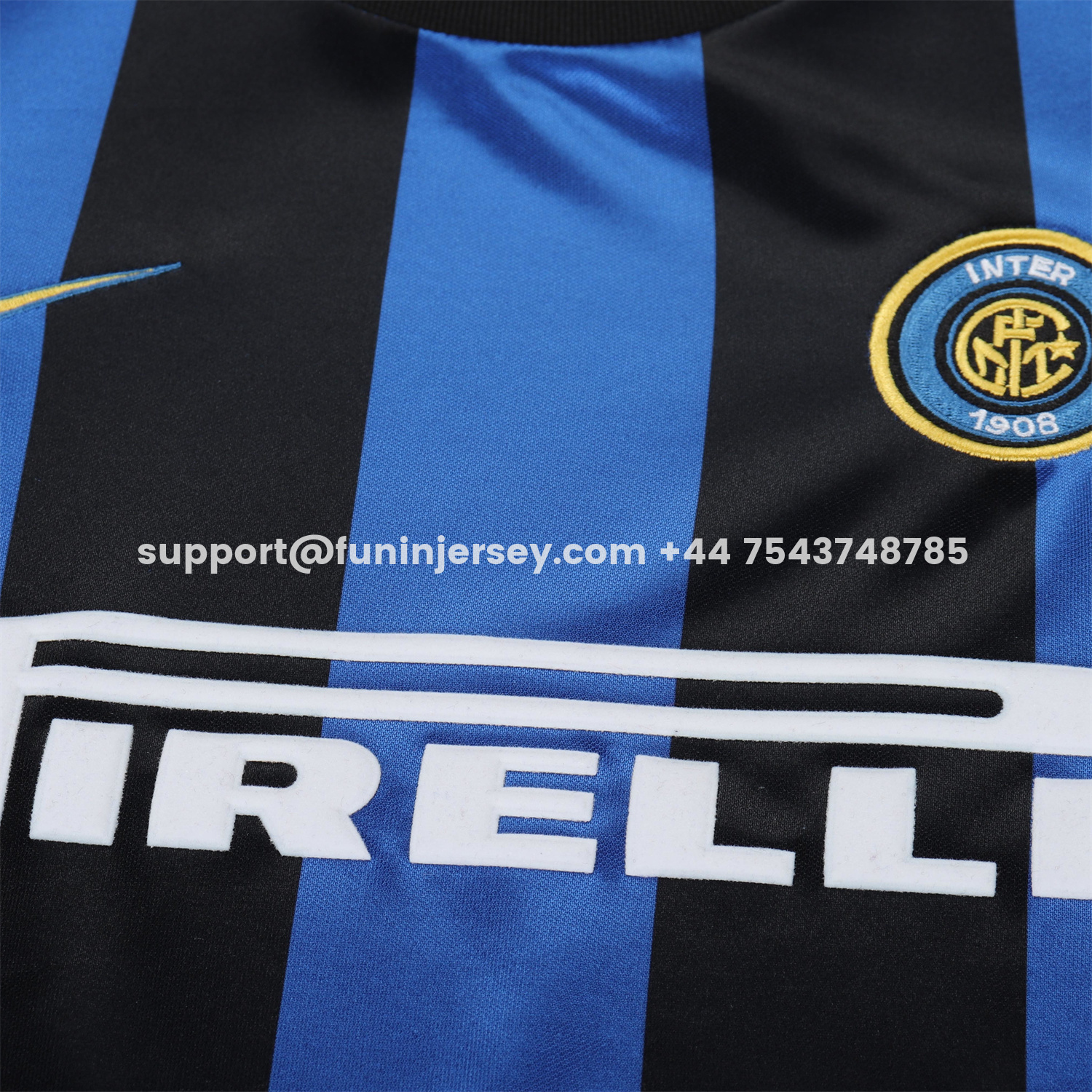 Funinjersey-Retro Inter Milan 1999-00 Home Kids Kit