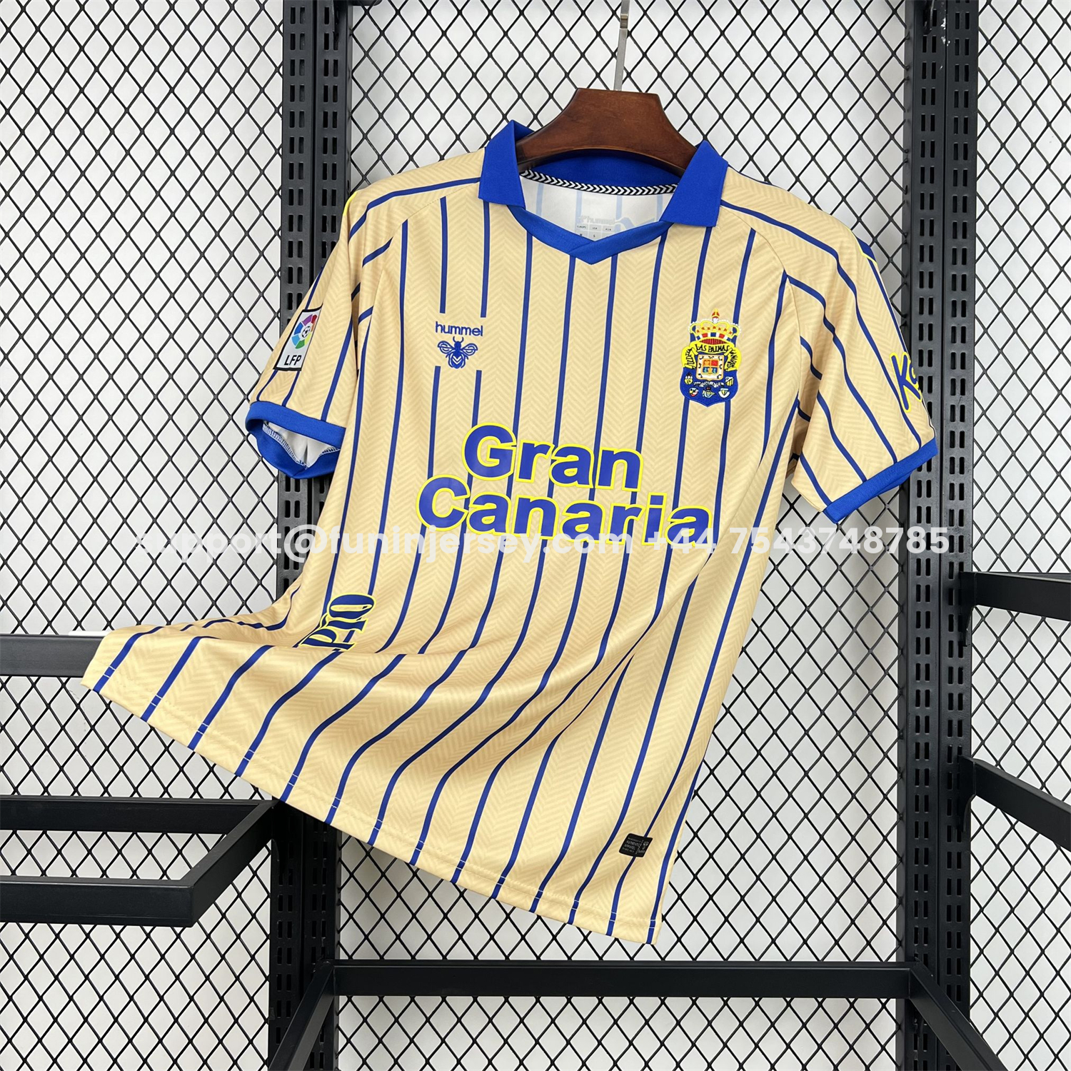 Funinjersey-Las Palmas 25-26 Vintage Style Special Jersey - Fans Version