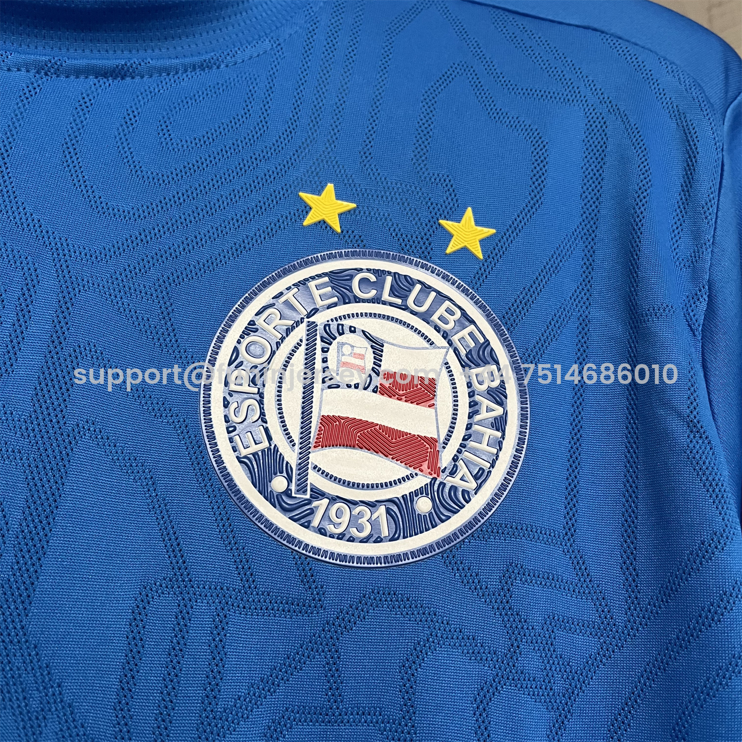 Funinjersey-Bahia 25-26 Blue Training Jersey - Fans Version