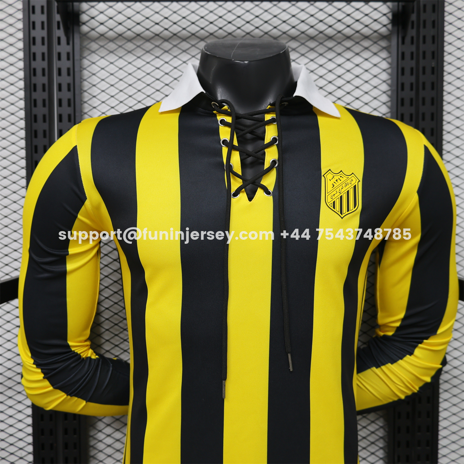 Funinjersey-Al Ittihad Jeddah United 25-26 Anthem Special Long Sleeves Jersey - Player Version