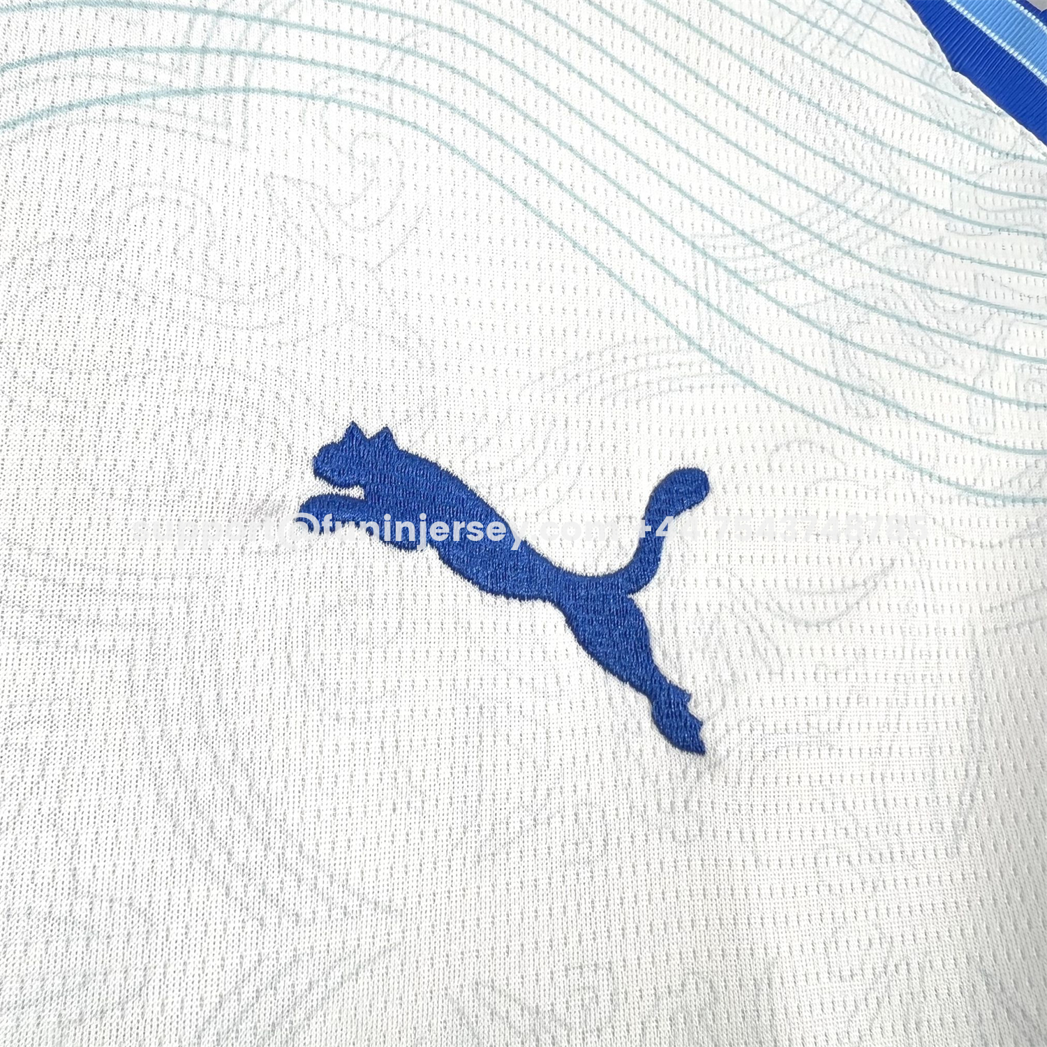 Funinjersey-Portugal 2026 Bright White With Sky Blue Waves Special Jersey - Fans Version