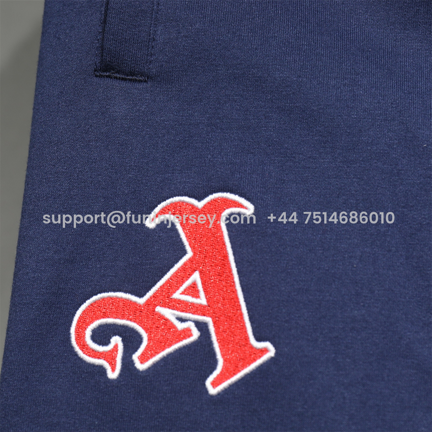 Funinjersey-Arsenal 25-26 Pure Color Training Hoodie Set - Deep Blue Hoodie and Deep Blue Pants