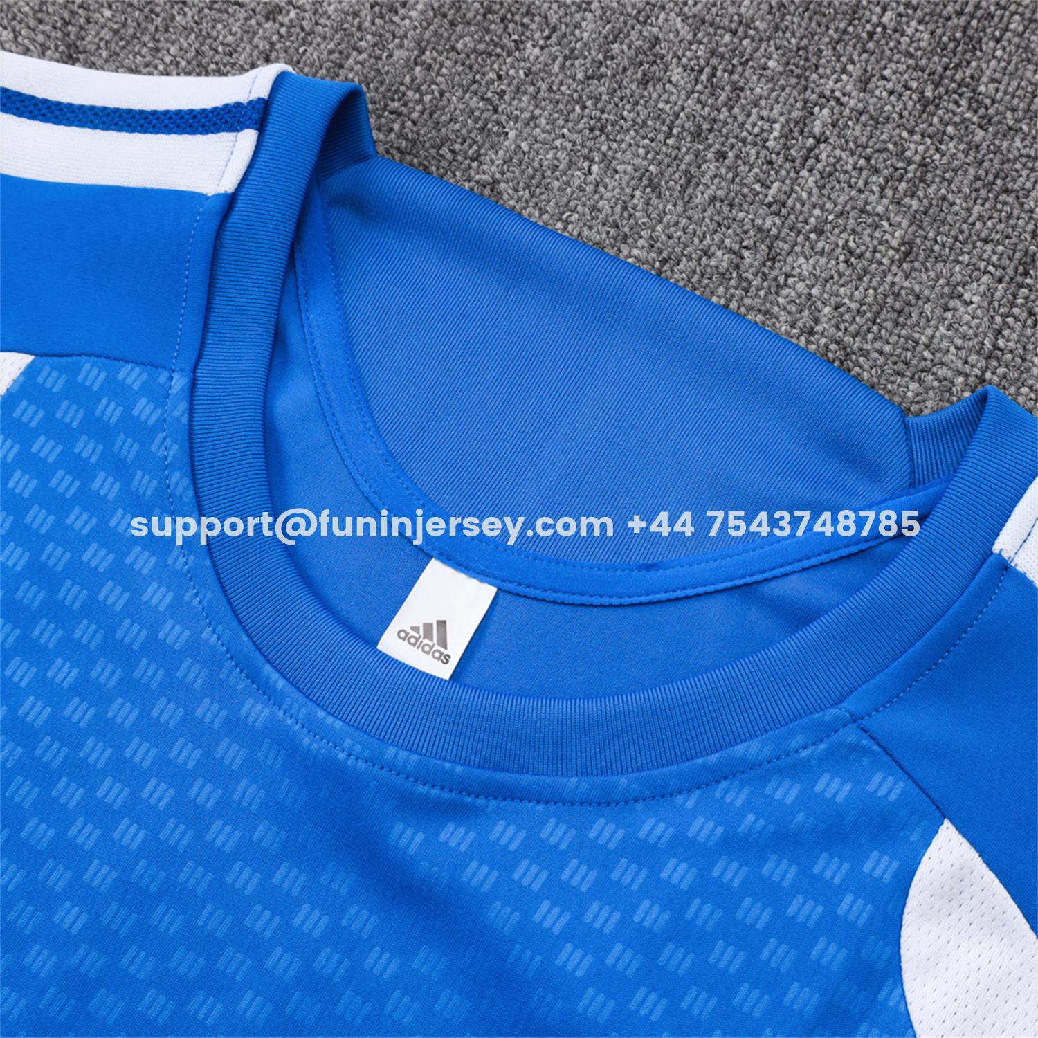 Funinjersey-Cruzeiro 25-26 Vest Training Set - Ocean Blue Vest and Dark Blue Shorts