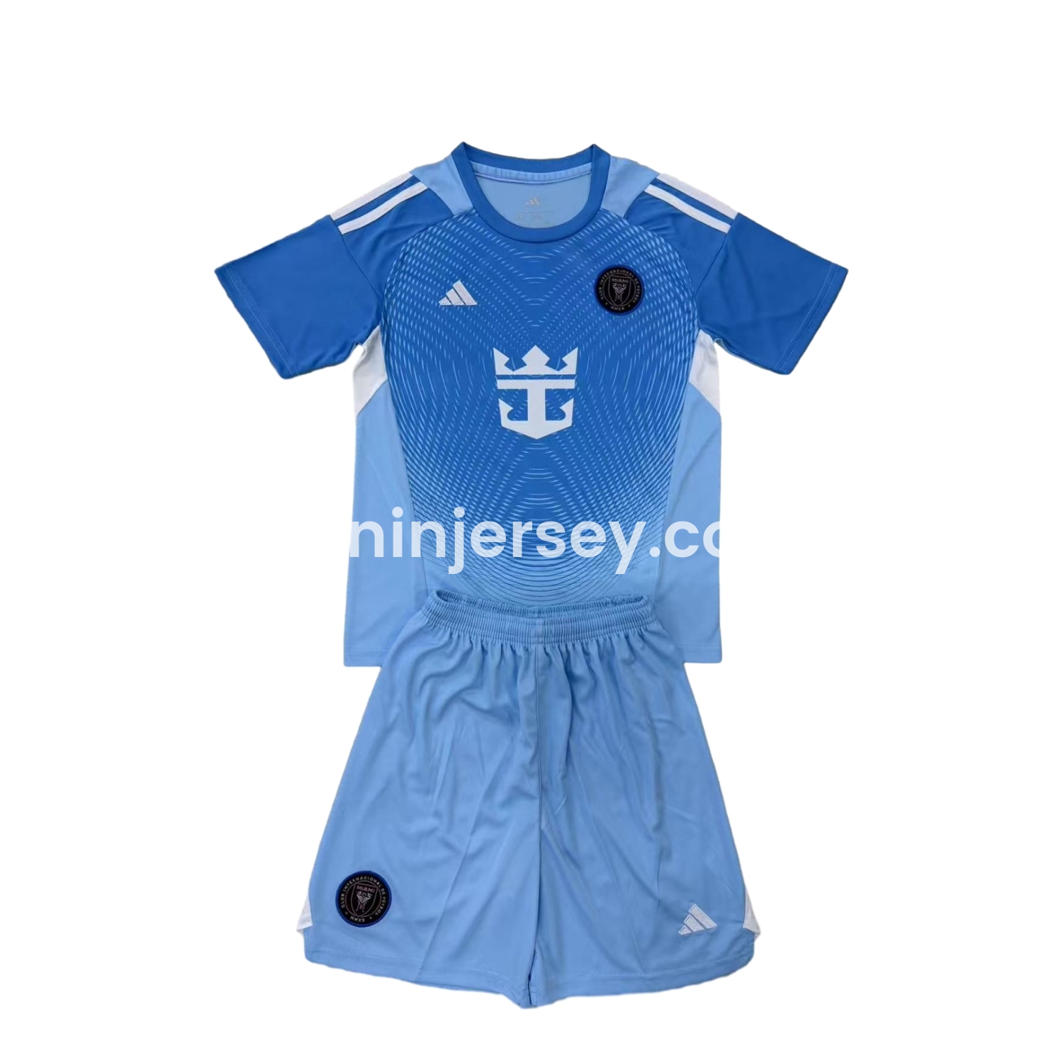 Funinjersey-INT M.A.M 25-26 Blue Goalkeeper Men's Adult Jersey Set - Fans Version