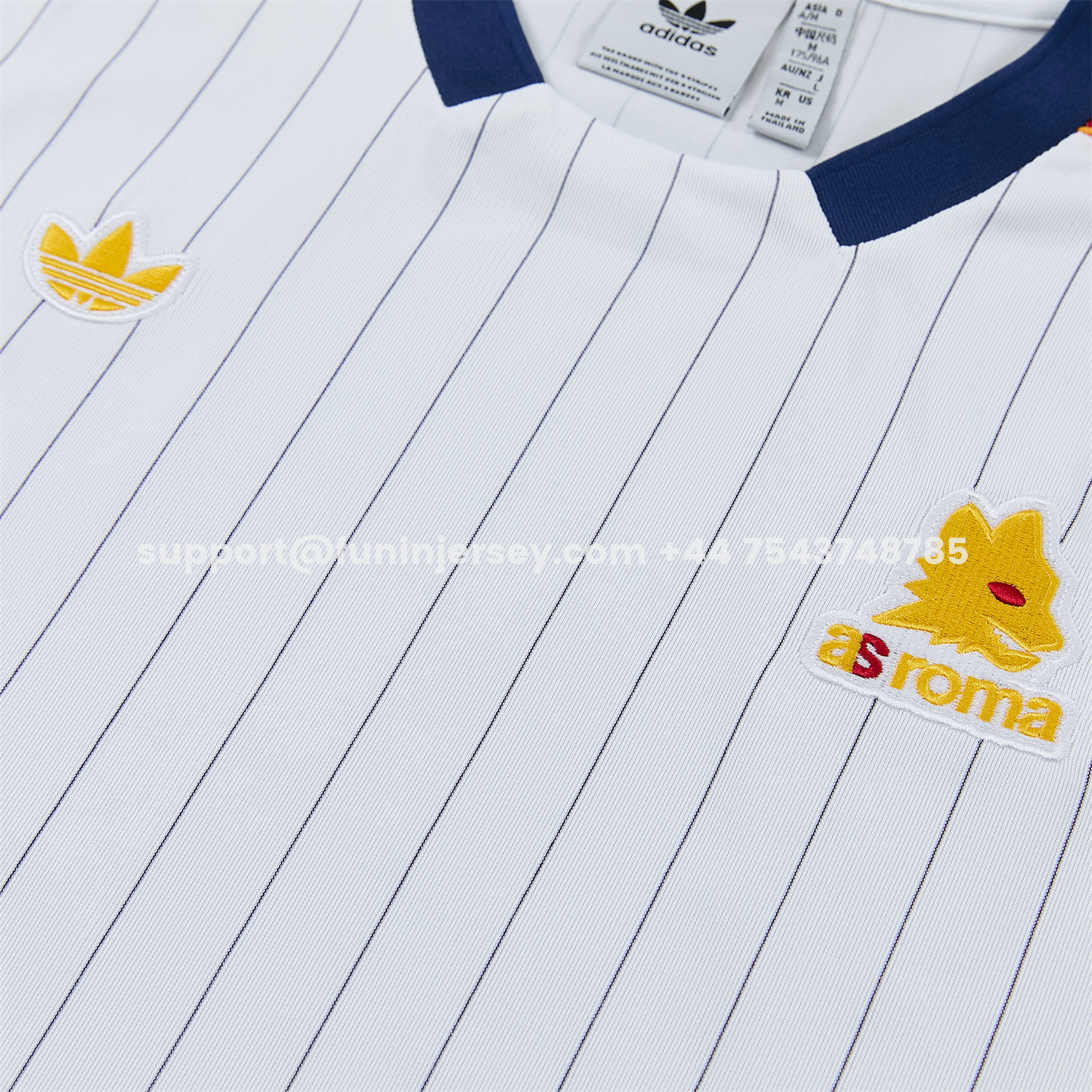 Funinjersey-Roma 25-26 Retro Style Vest Training Set - White With Red Details Top & Pants