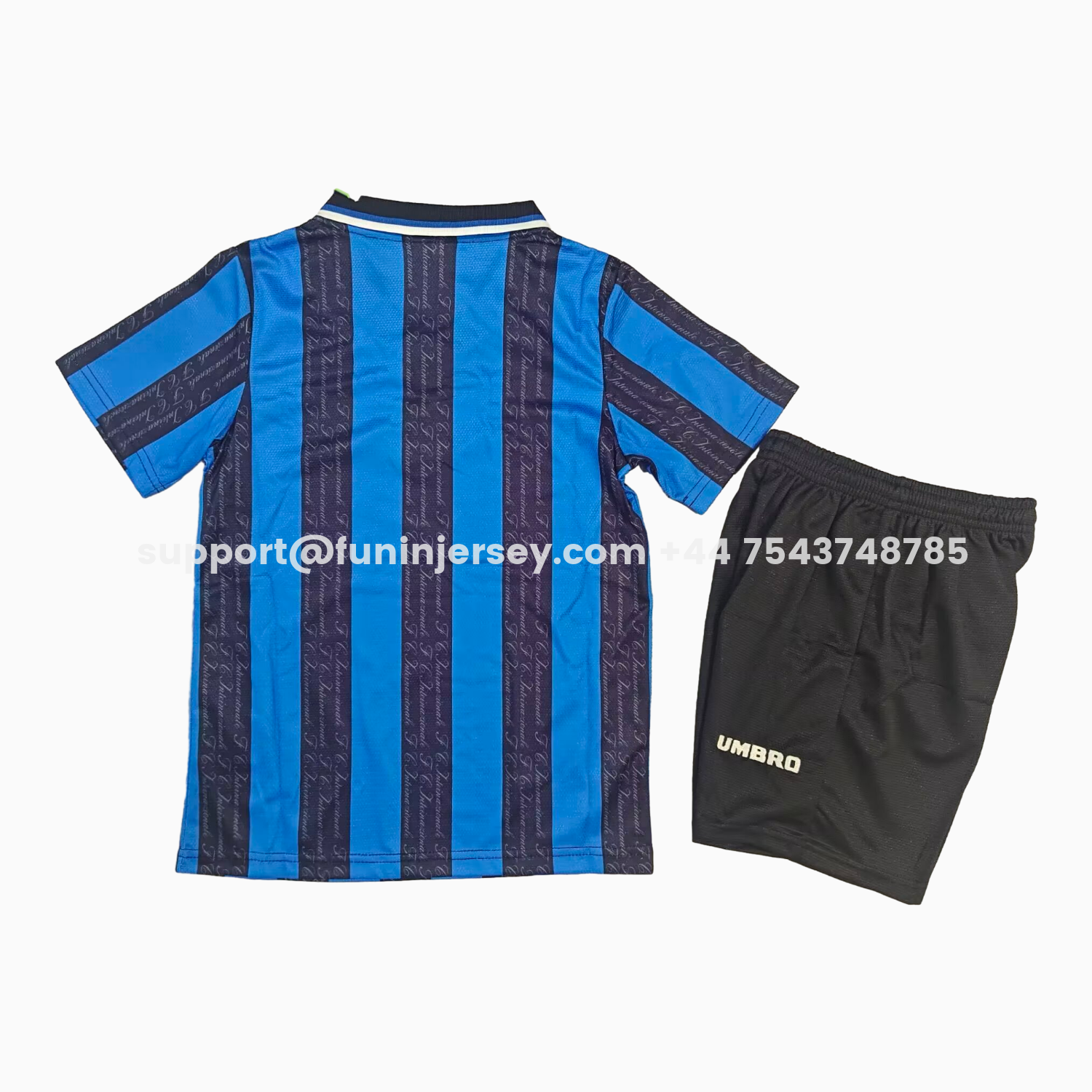 Funinjersey-Retro Inter Milan 1997-98 Home Kids Kit