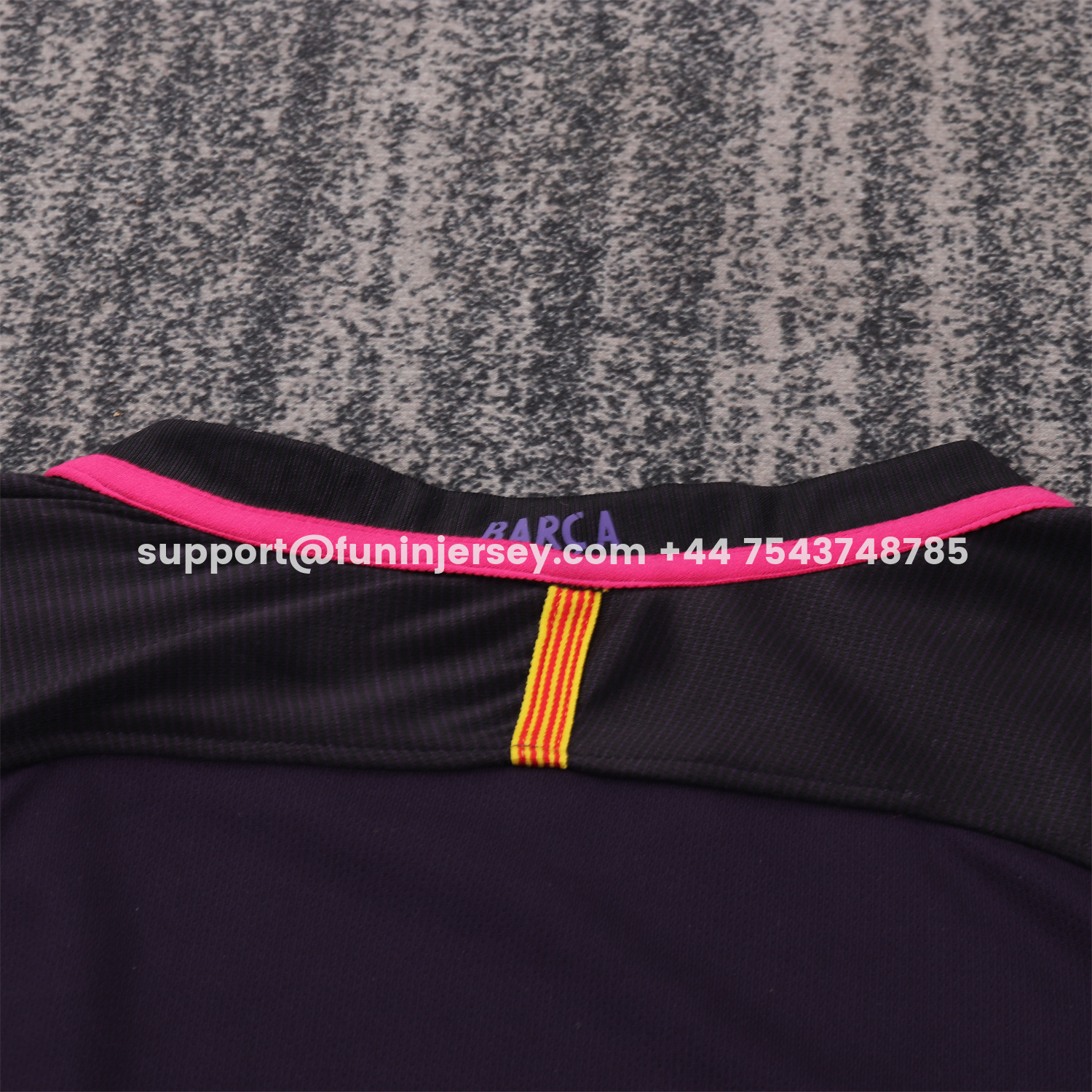 Funinjersey-Retro Barcelona 2016-17 Away Kids Kit