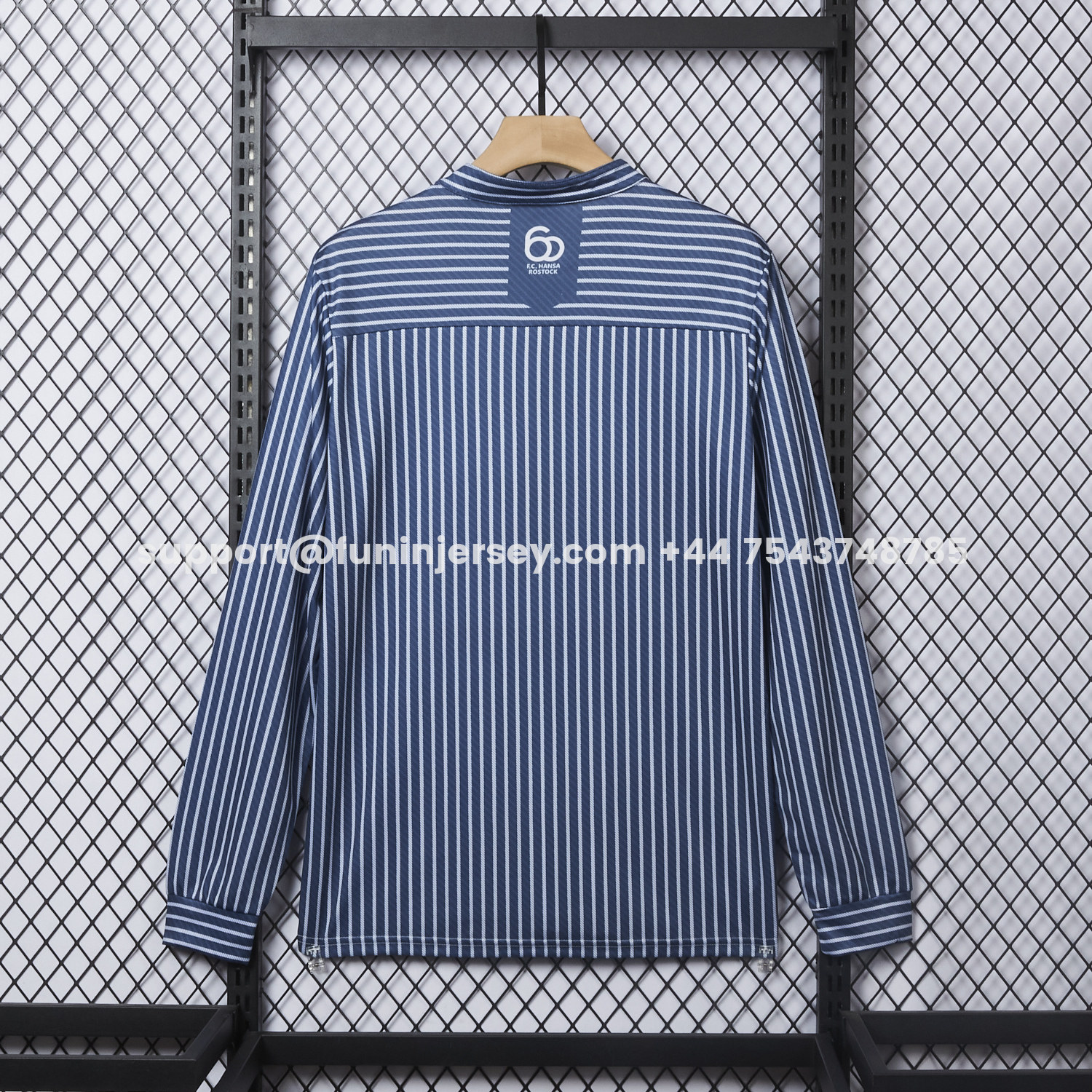 Funinjersey-Hansa Rostock 25-26 60-Year Anniversary Fisherman Jersey - Fans Version