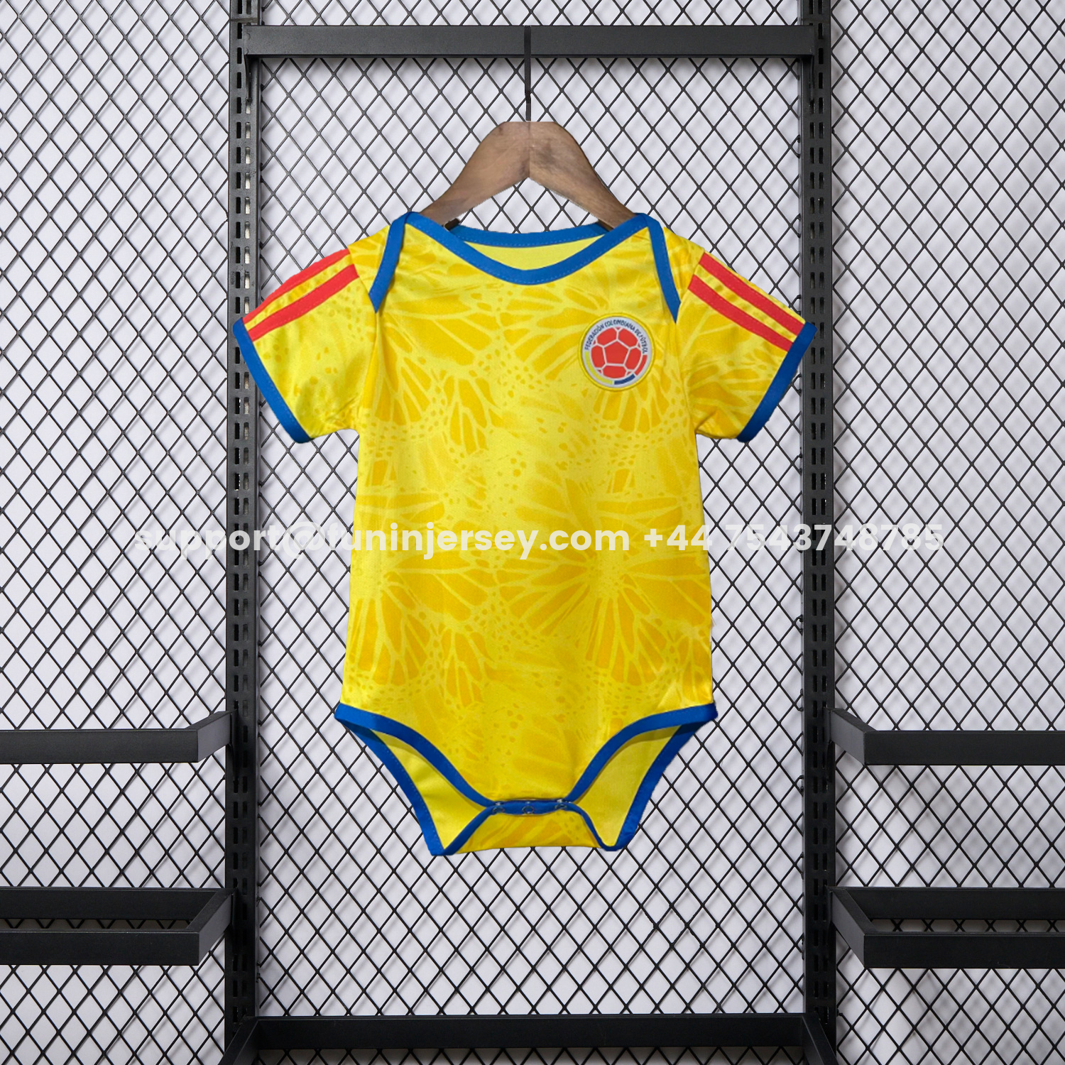 Funinjersey-Colombia 2026 Home Baby Crawling Suit