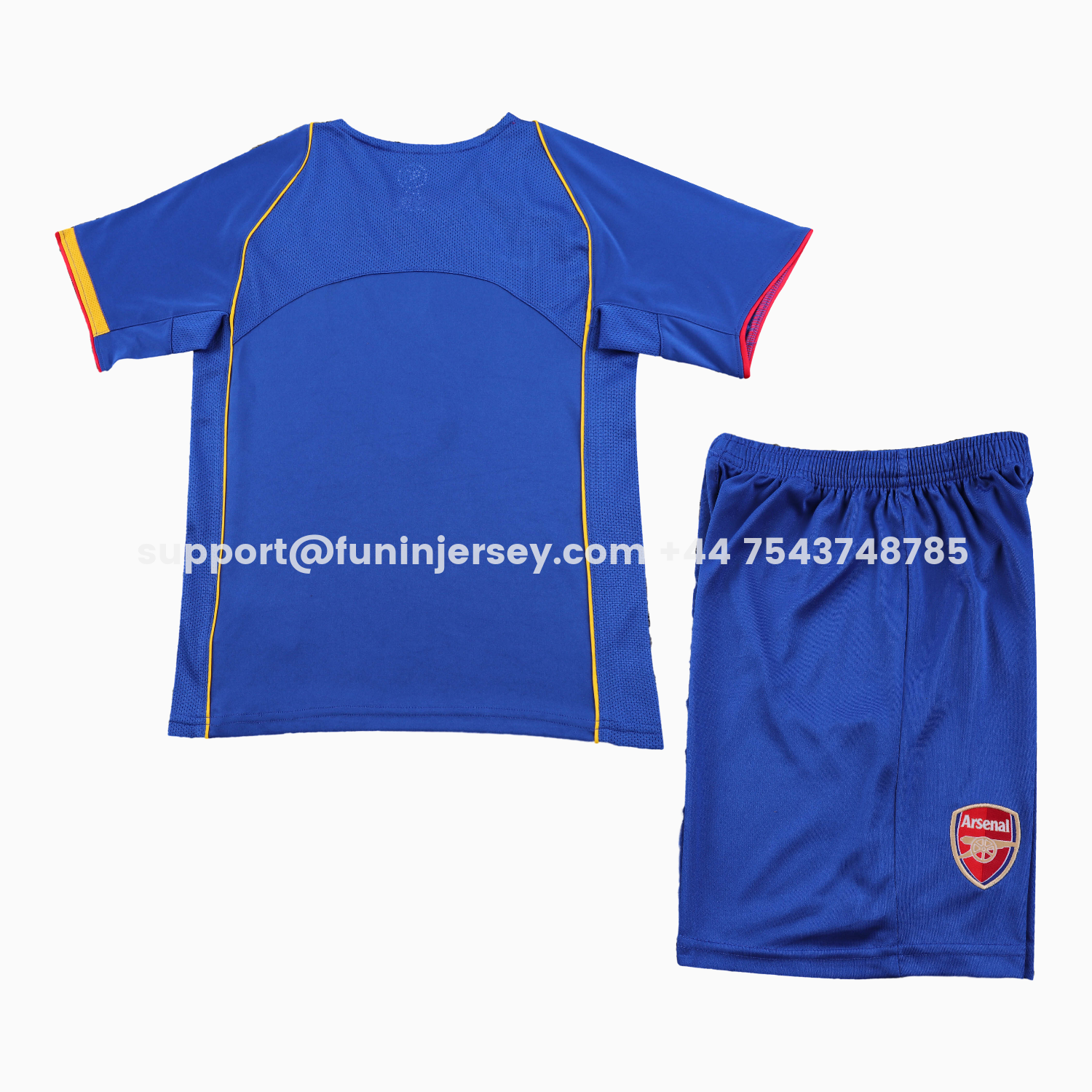 Funinjersey-Retro Arsenal 2004-05 Away Kids Kit