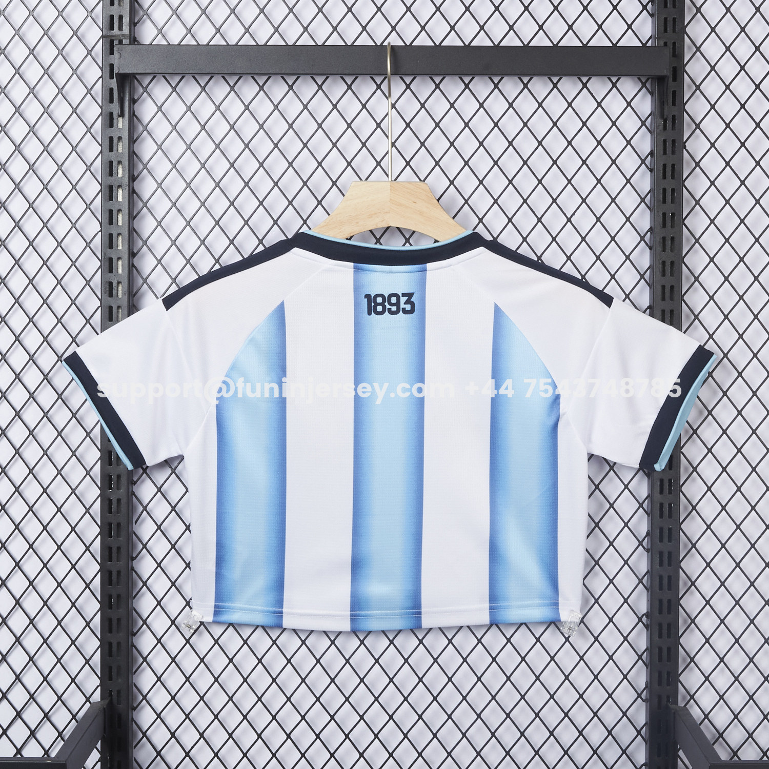 Funinjersey-Women's Argentina 2026 Home Cropped Jersey