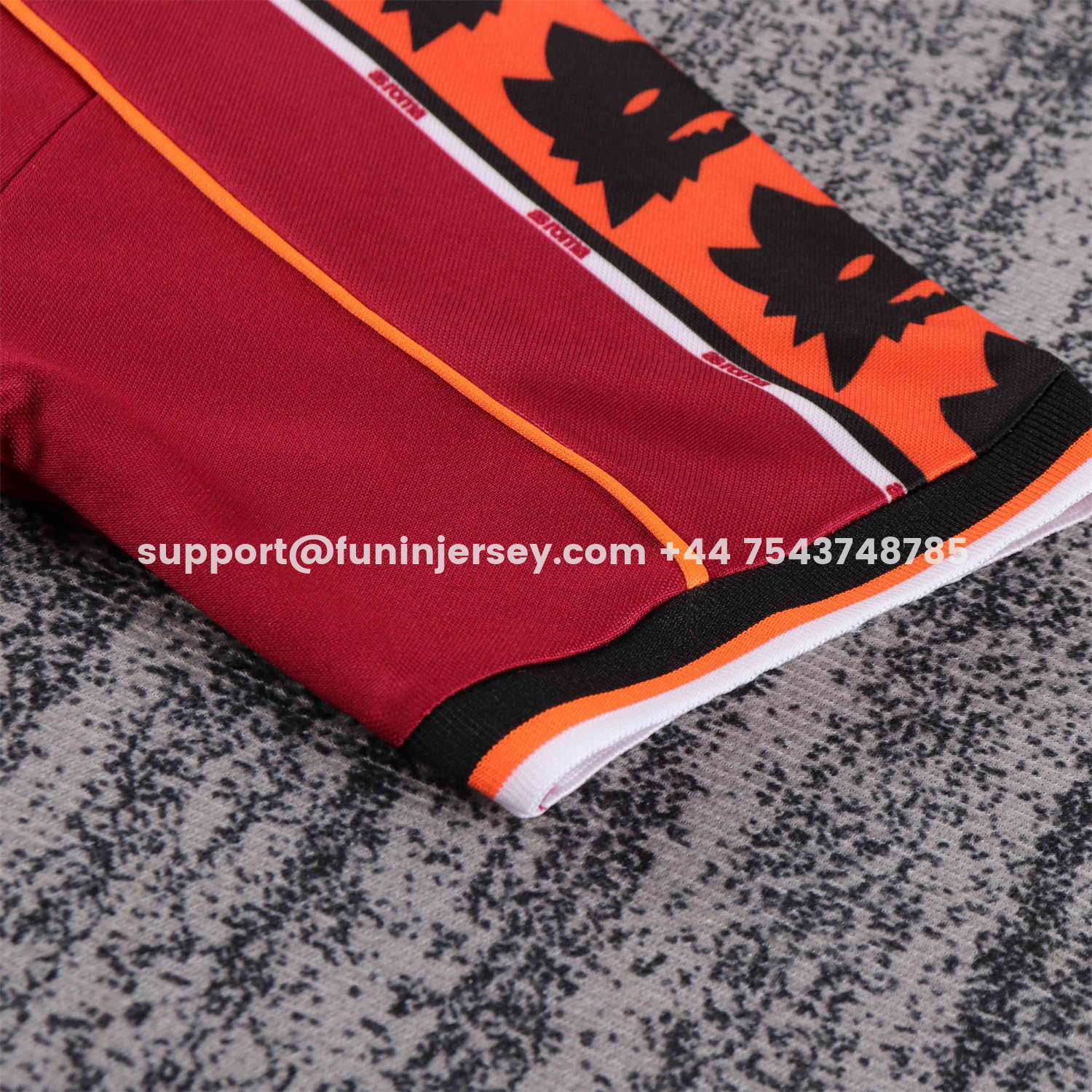 Funinjersey-Retro Roma 1998-99 Home Kids Kit