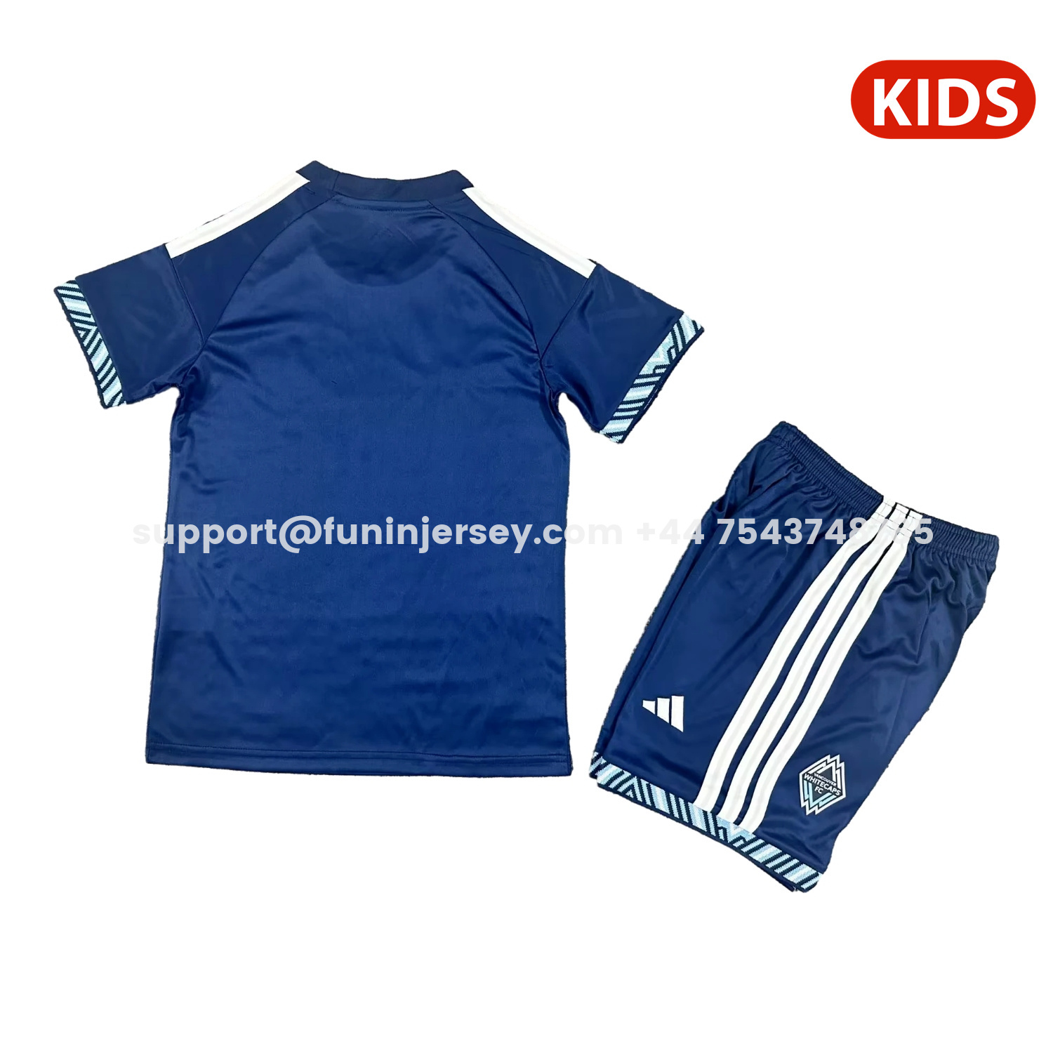 Funinjersey-Vancouver Whitecaps 26-27 Away Kids Kit