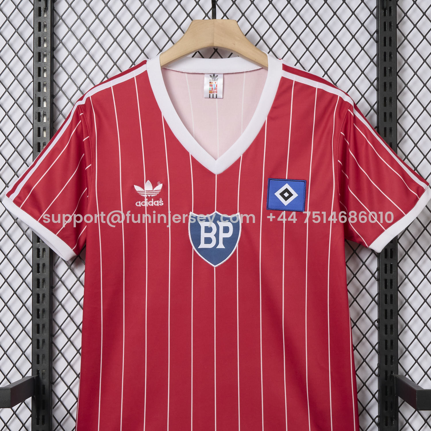 Funinjersey-Retro Hamburger SV 1984 Away Jersey