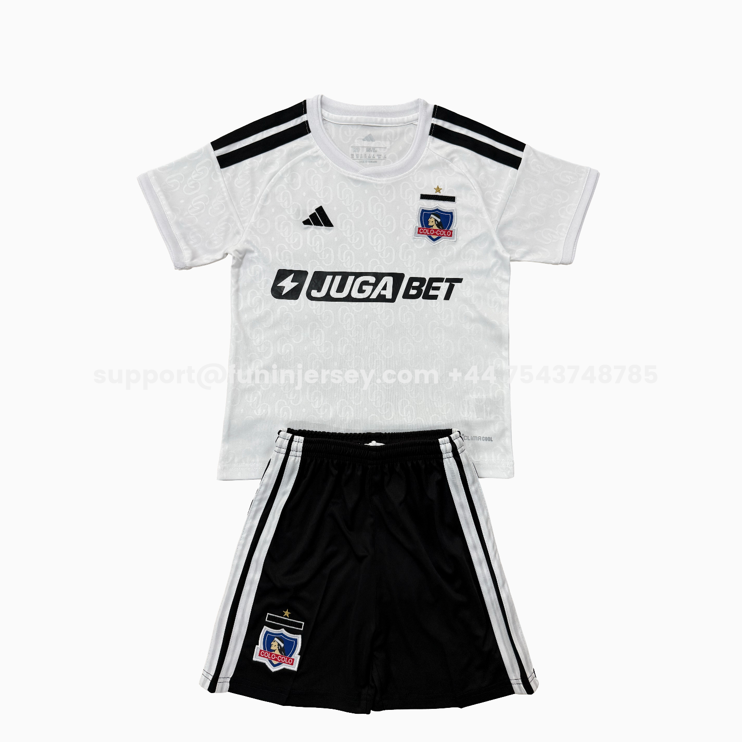 Funinjersey-Colo Colo 26-27 Home Men's Adult Jersey Set - Fans Version