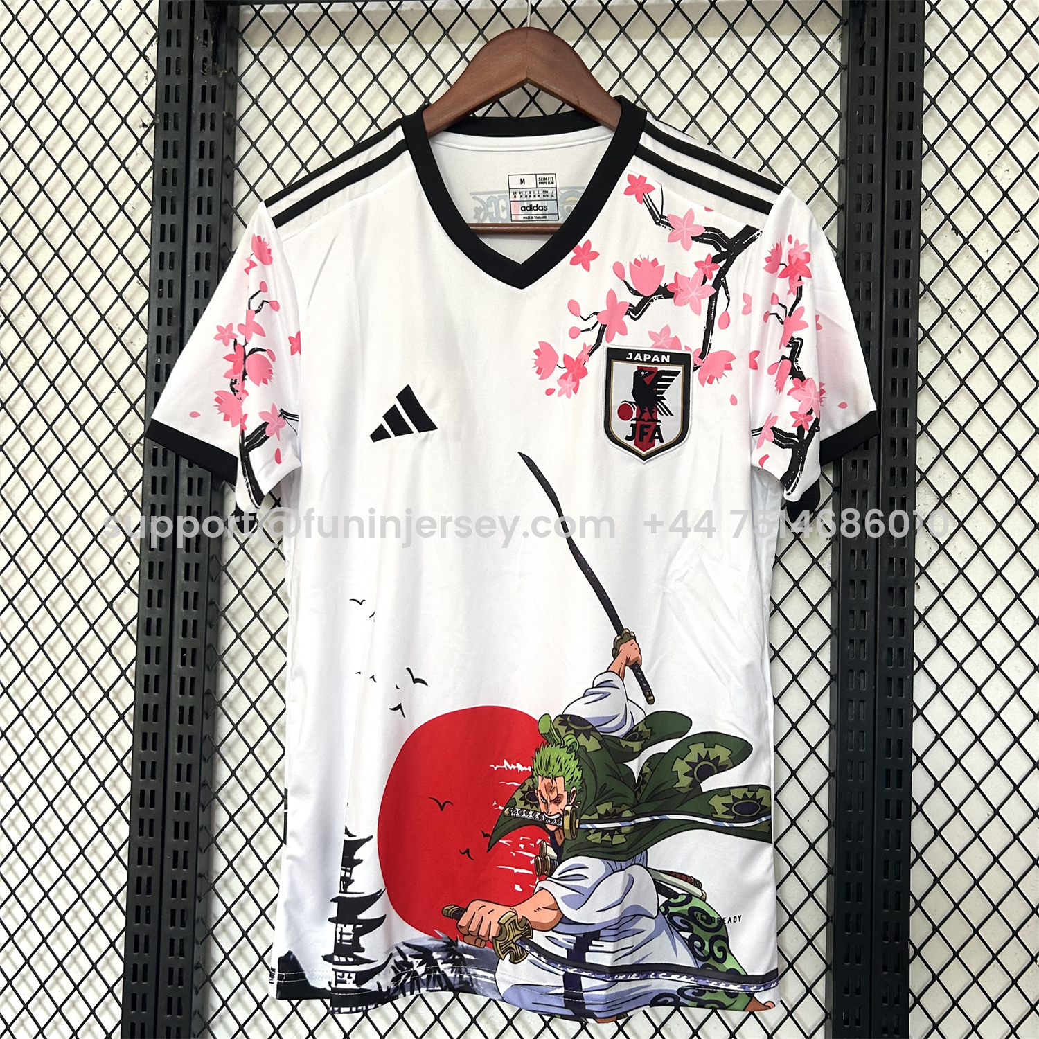 Funinjersey-Japan 25-26 Roronoa Zoro White Special Jersey - Fans Version