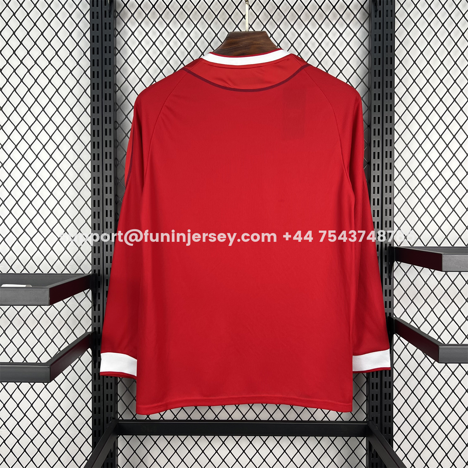 FUN-Funinjersey-Retro Liver.pool 2002-04 Home Long Sleeves Jersey