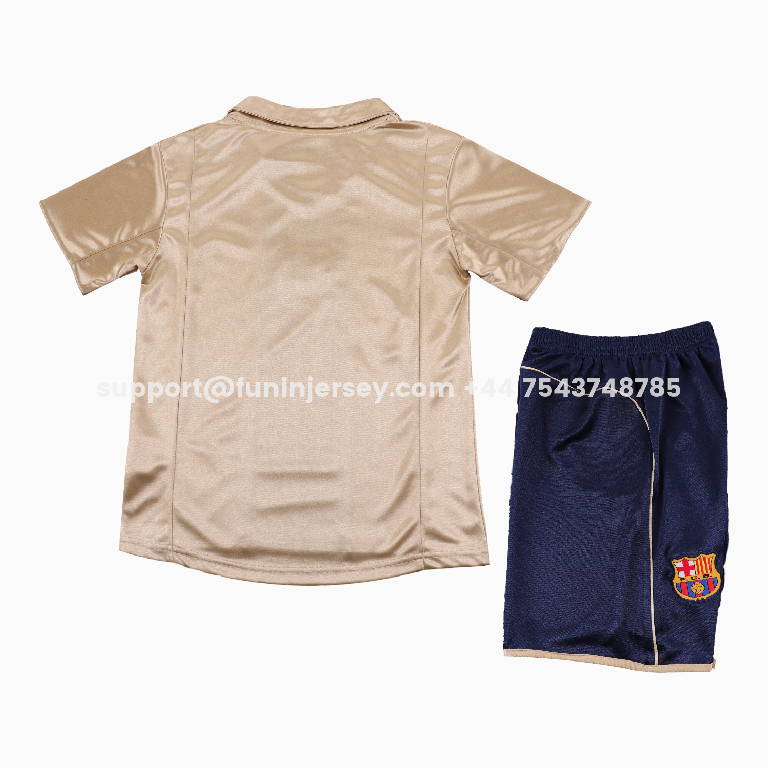 Funinjersey-Retro Barcelona 2001-02 Away Kids Kit