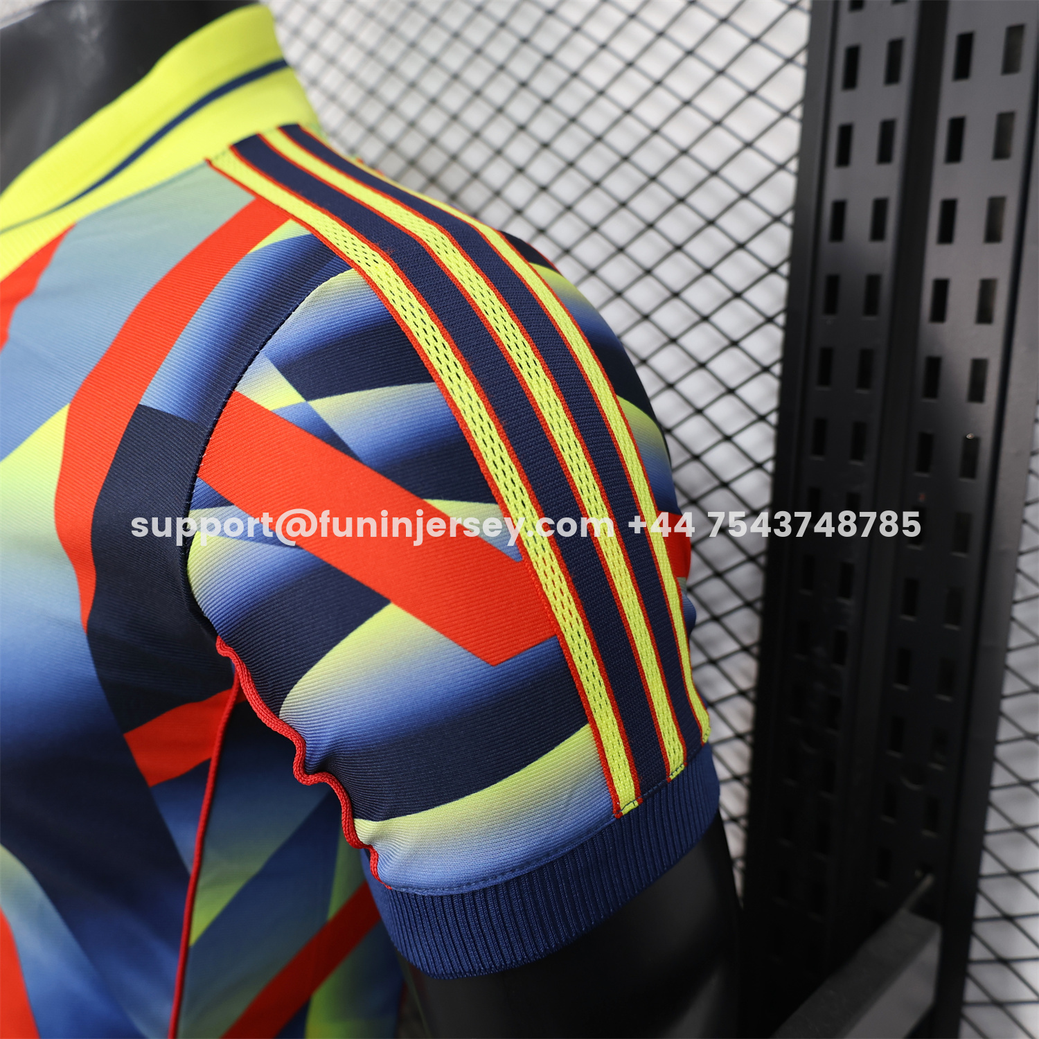 Funinjersey-Arsenal 25-26 Red Yellow Blue LFSTLR Jersey - Player Version