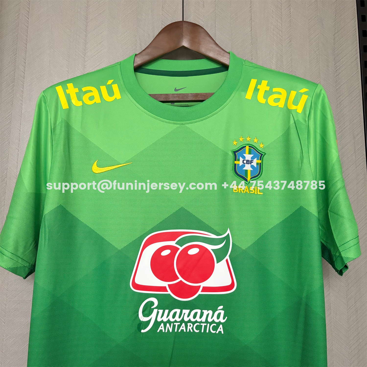 Funinjersey-Retro Brazil 2022 Pre-Match Green Special Jersey
