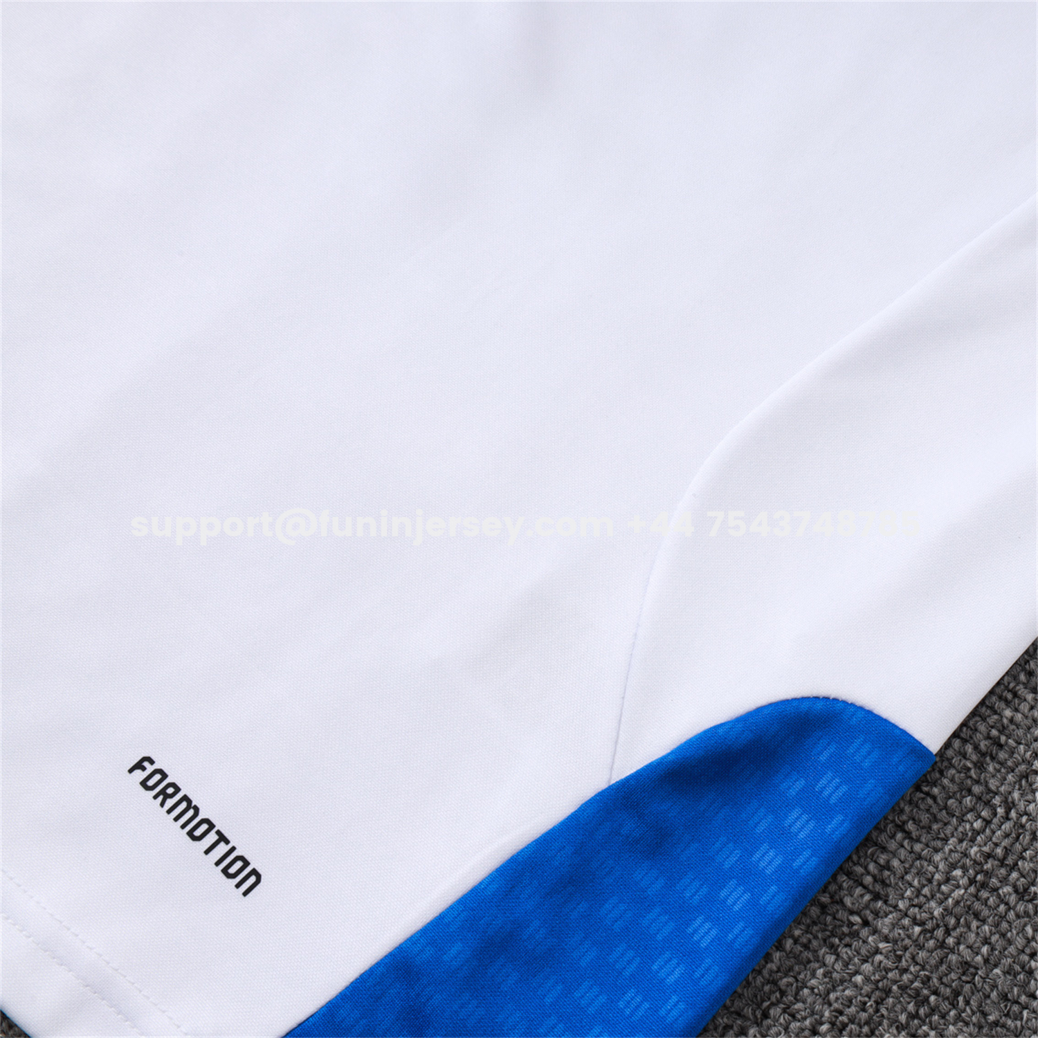 Funinjersey-Colombia 2026 Long Sleeve Training Set - White Top & Black Pants