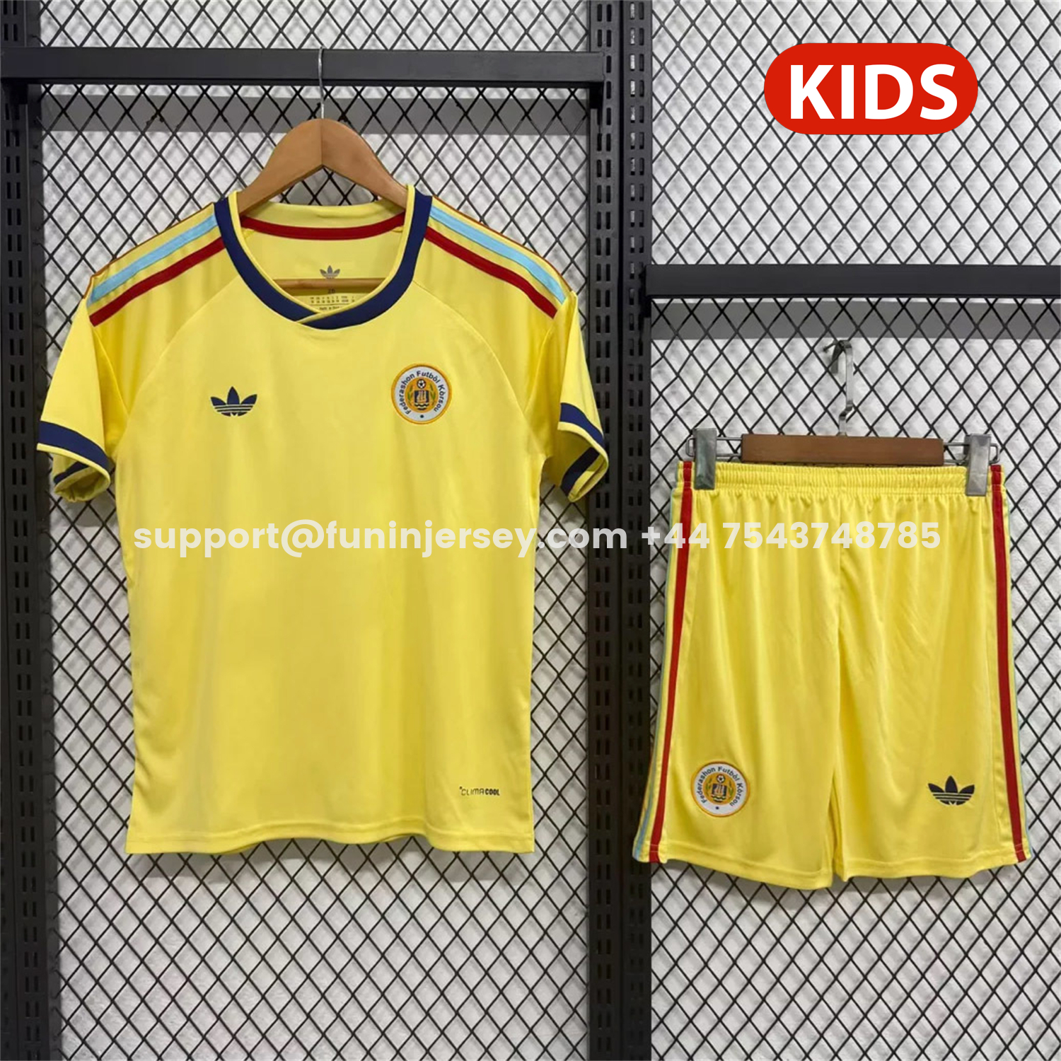 Funinjersey-Curaçao 2026 Away Kids Kit