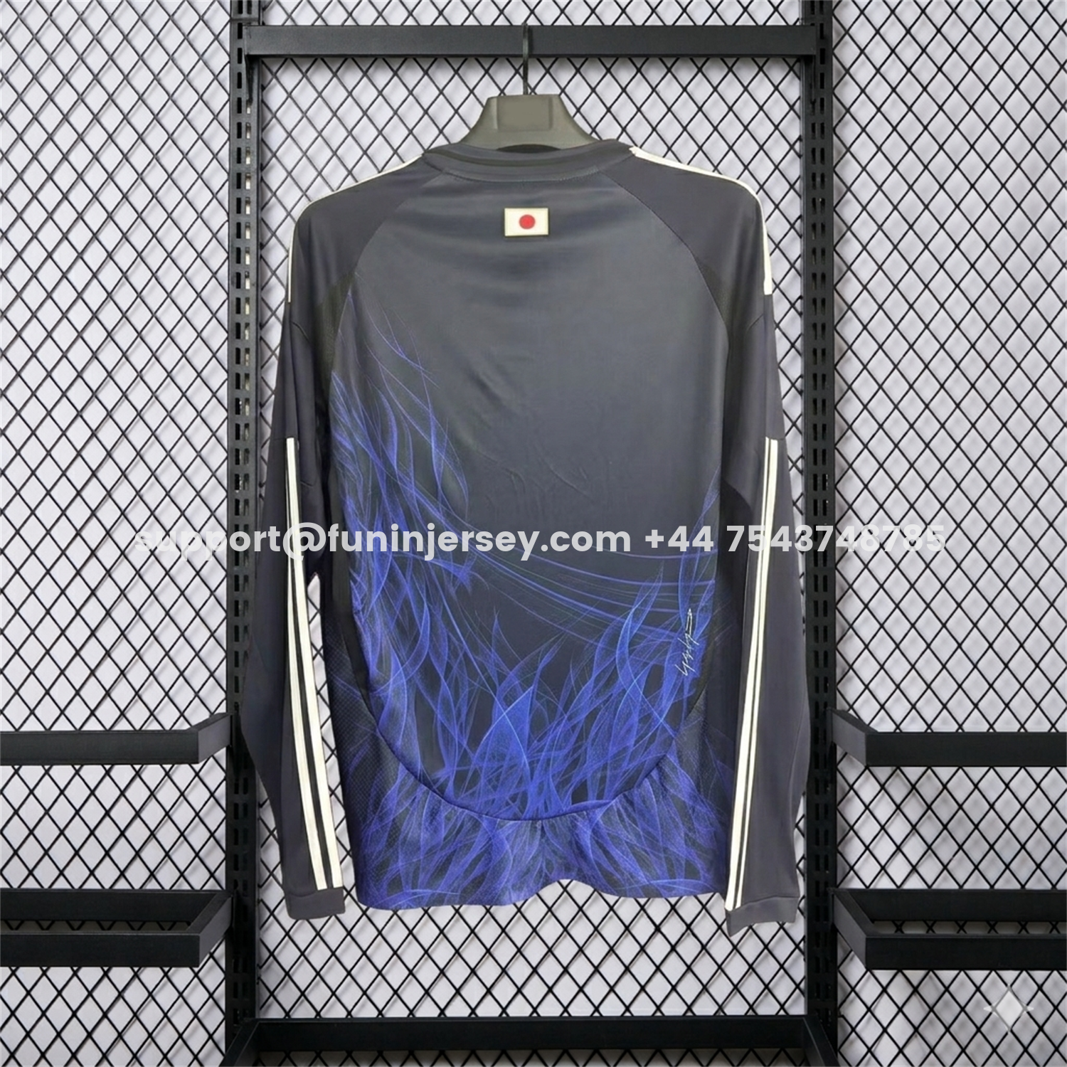 Funinjersey-Retro Japan 2024 Y3 Home Long Sleeves Jersey - Fans Version
