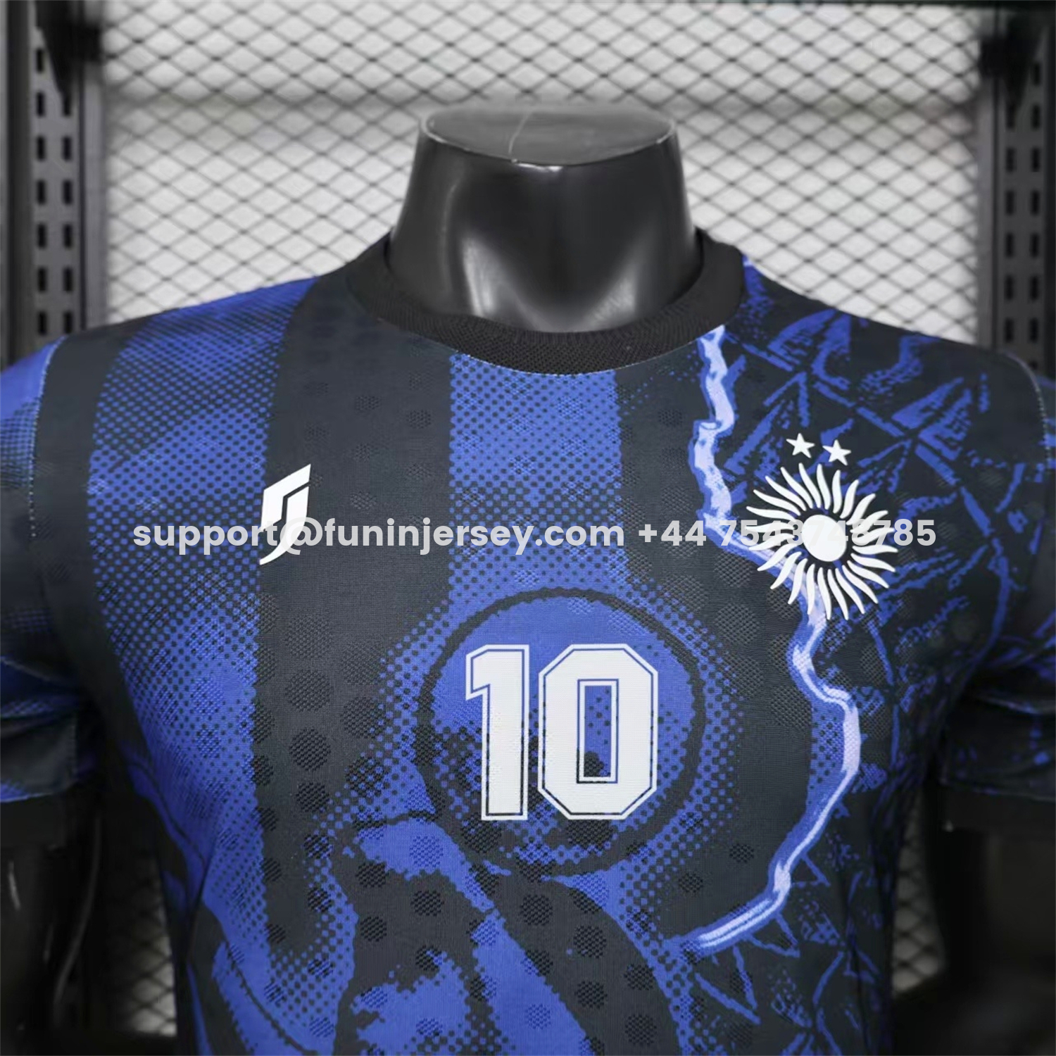 Funinjersey-Argentina 2026 Blue Maradona Special Kit - Player Version