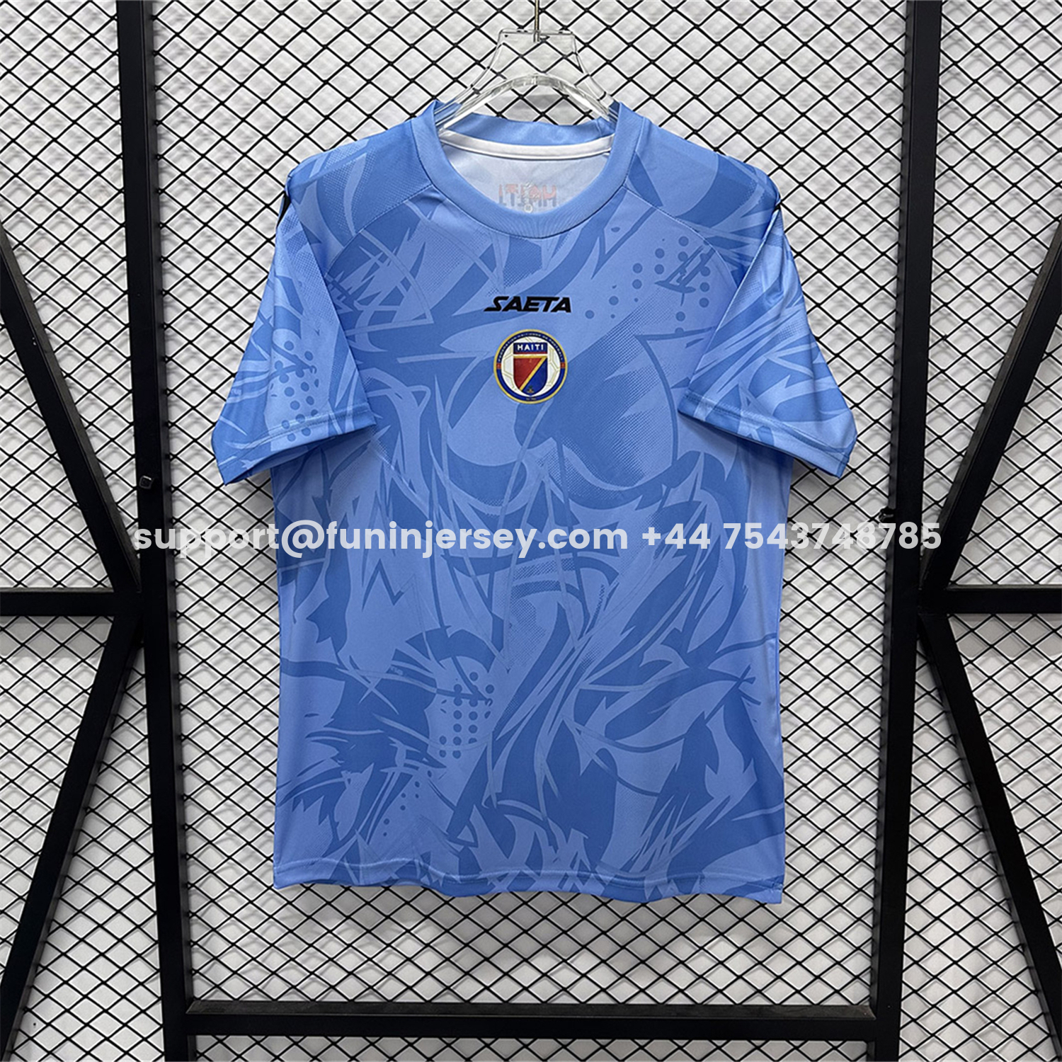 Funinjersey-Haiti 26-27 Blue Goalkeeper Jersey - Fans Version